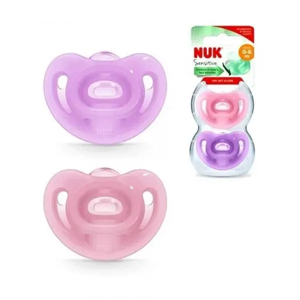 NUK SET X2 CHUPETES SENSITIVE T1 NENA