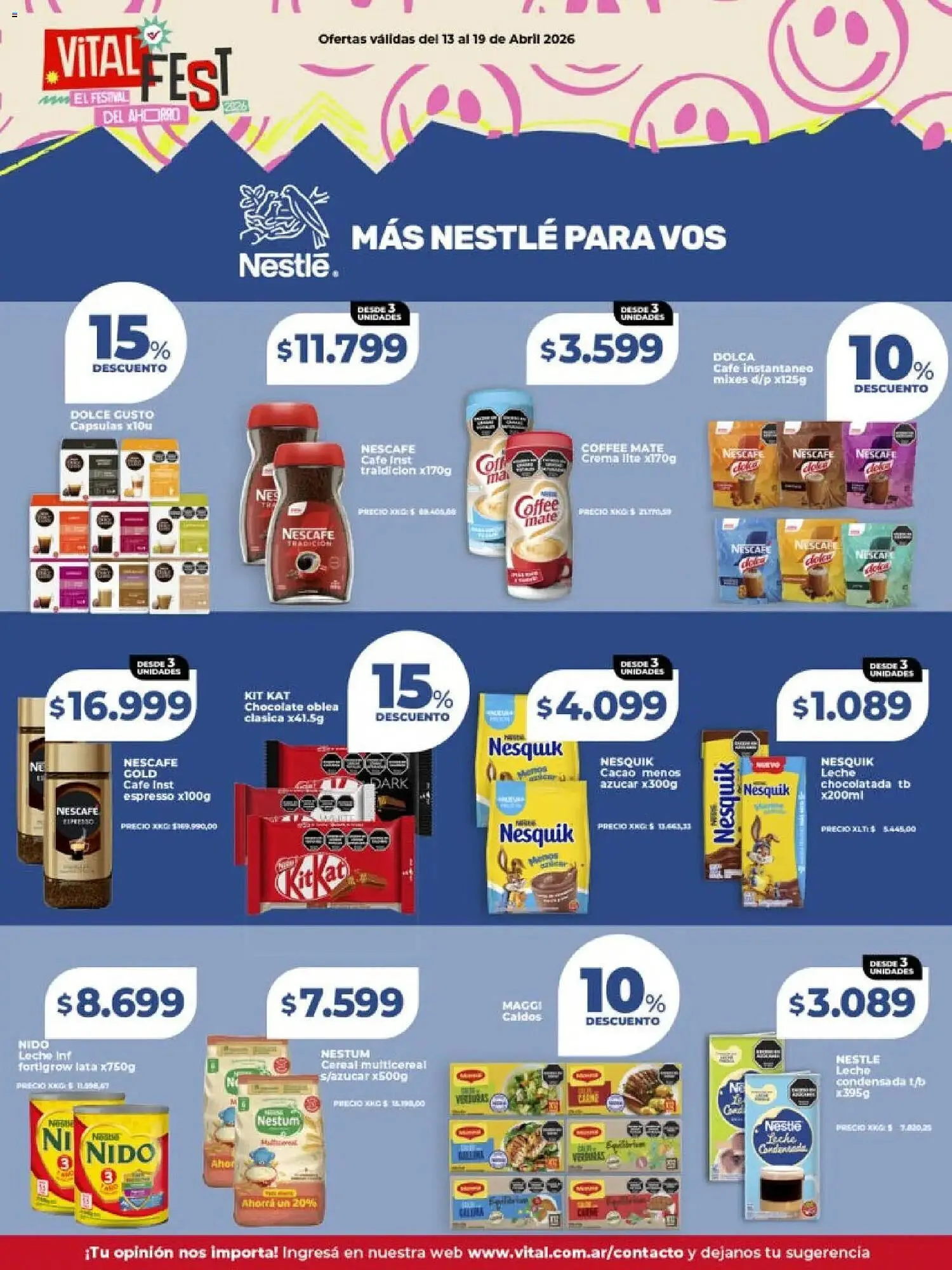 Ofertas de Catálogo Supermayorista Vital 13 de abril al 19 de abril 2026 - Página 13 del catálogo