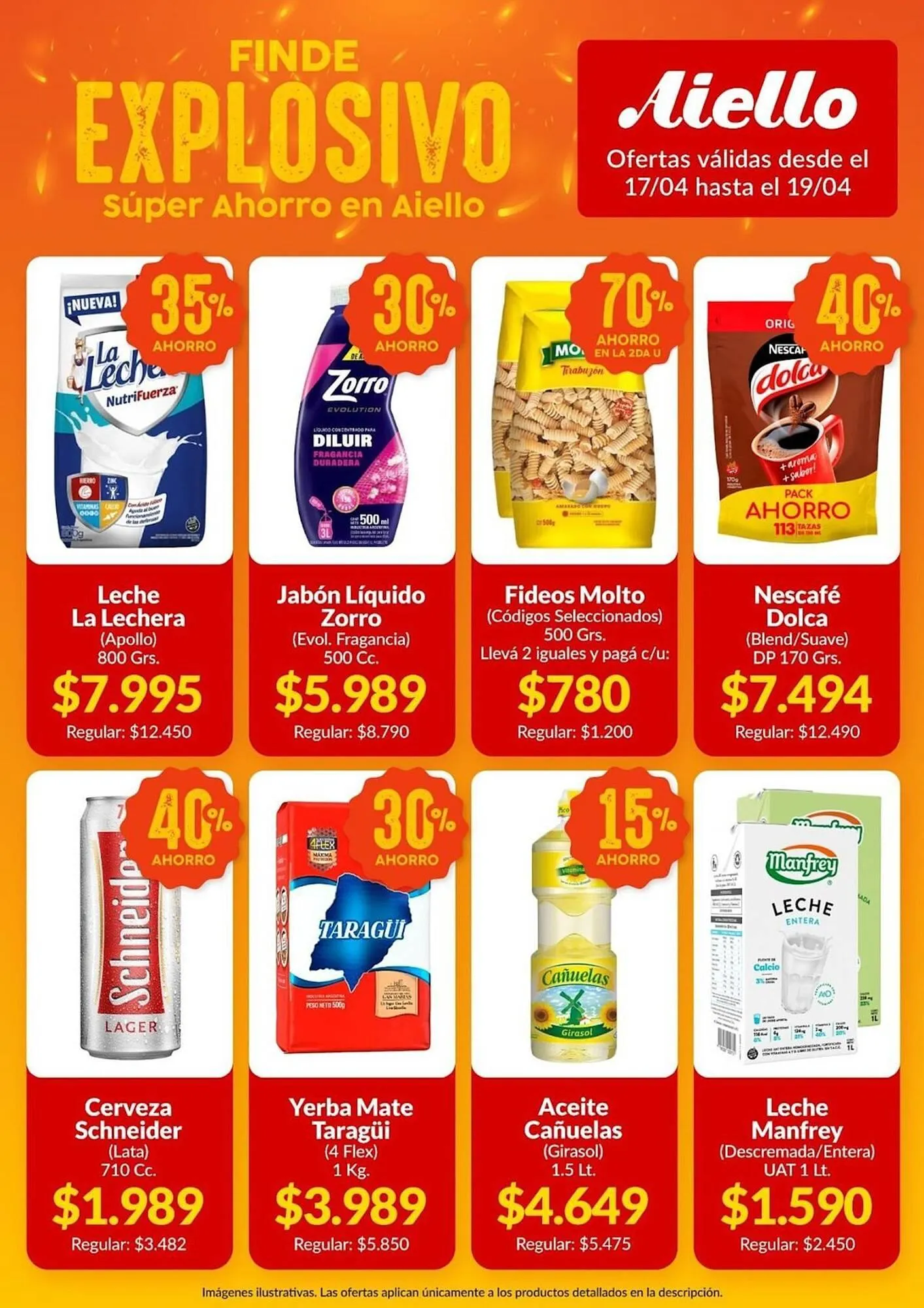 Ofertas de Catálogo Supermercados Aiello 17 de abril al 19 de abril 2026 - Página 1 del catálogo