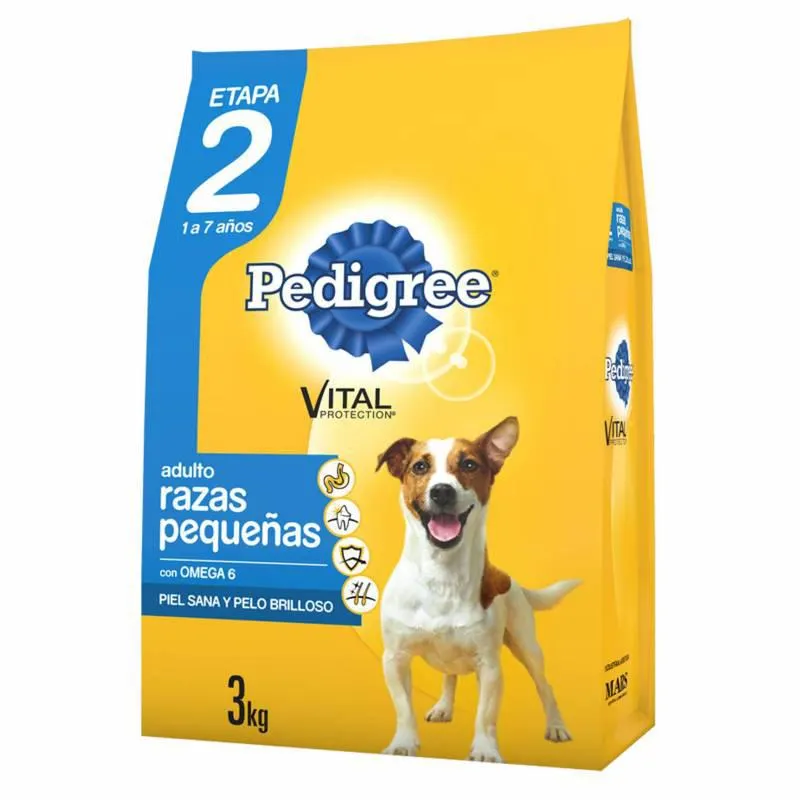 Alimento para Perro Vegetales Pollo Adulto R/P ET2 Pedigree x 3 kg.
