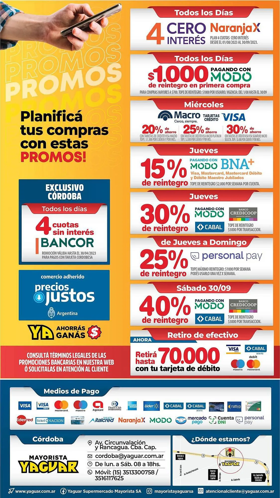 Ofertas de Catálogo Supermercados Yaguar 25 de septiembre al 30 de septiembre 2023 - Página 9 del catálogo