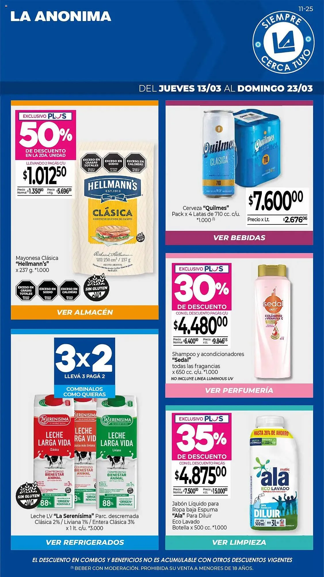 Ofertas de Catálogo La Anonima 13 de marzo al 23 de marzo 2025 - Página 1 del catálogo