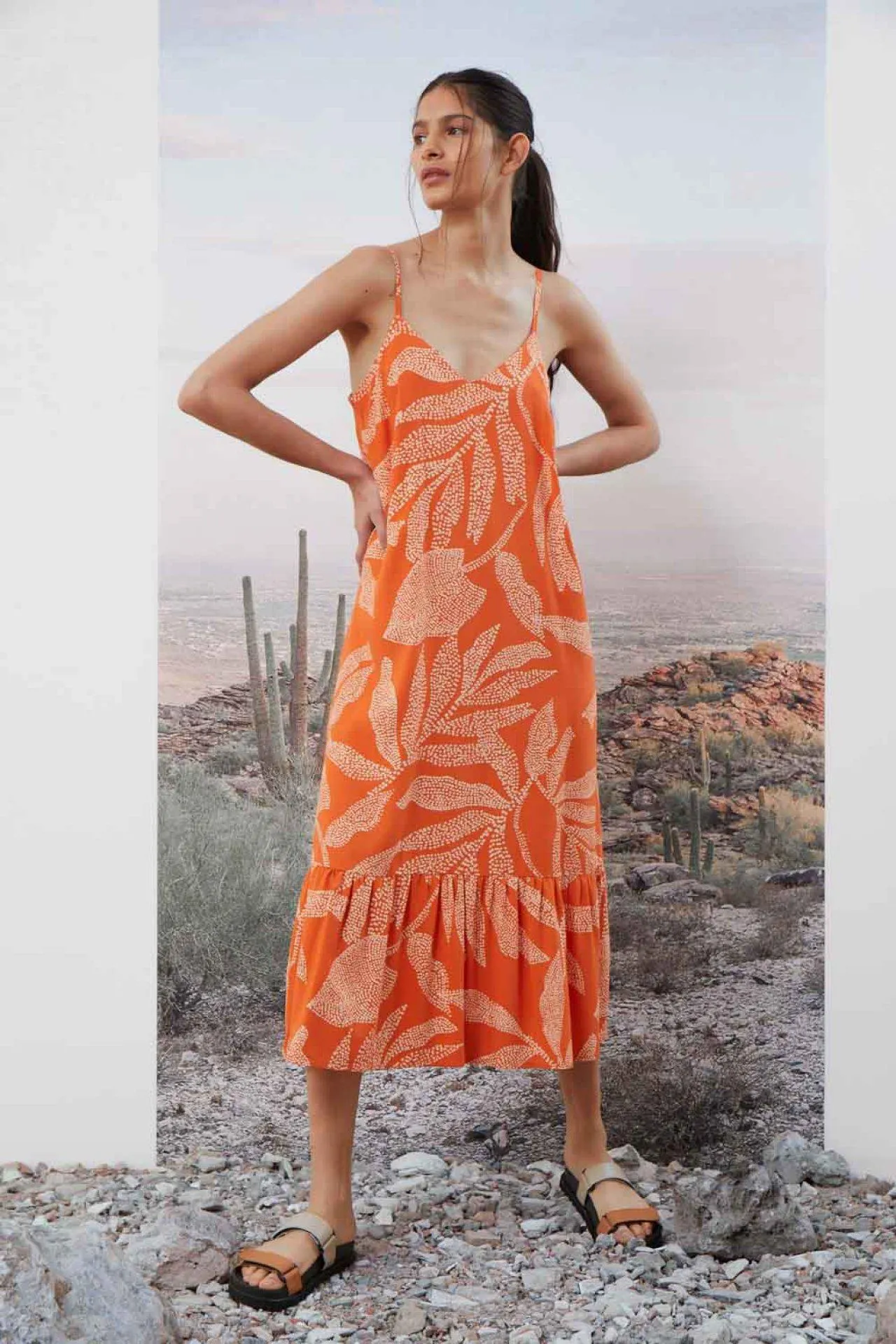 Vestido Curutie Naranja