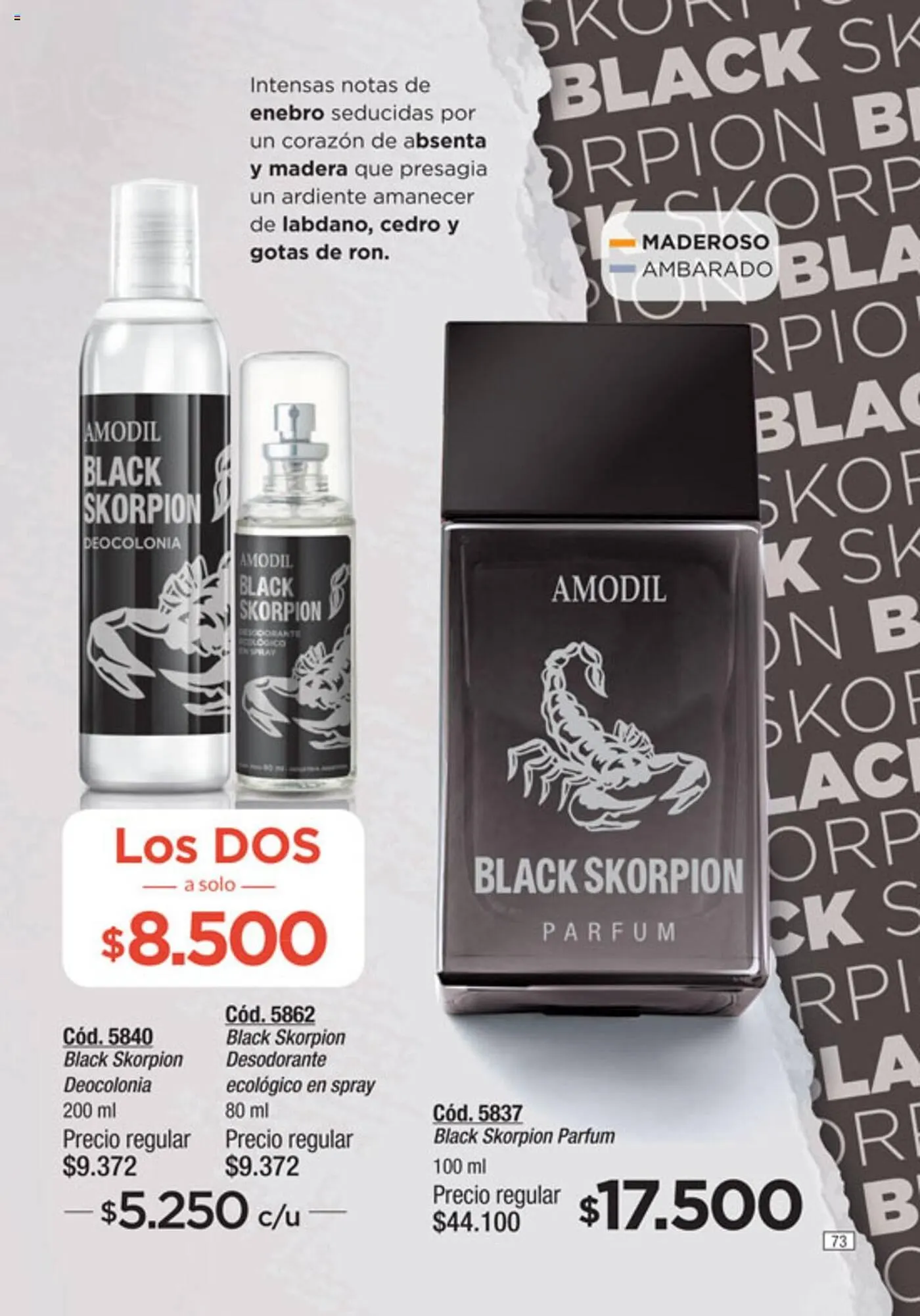 Ofertas de Catálogo Amodil 2 de octubre al 15 de octubre 2024 - Página 73 del catálogo