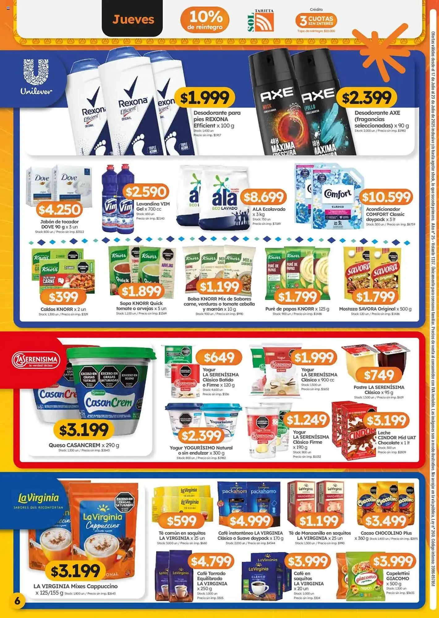 Ofertas de Catálogo Cordiez 17 de julio al 23 de julio 2025 - Página 6 del catálogo