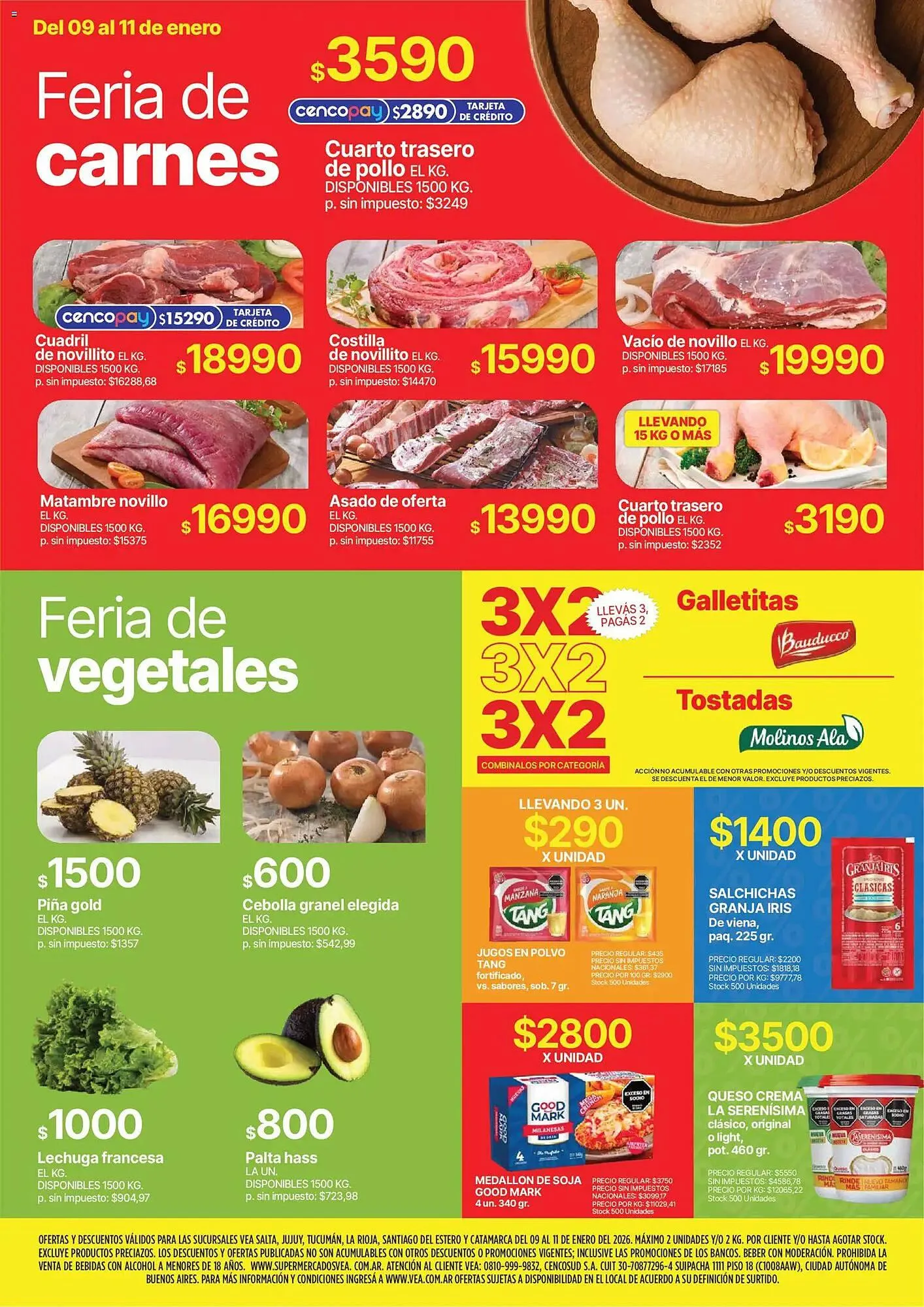 Ofertas de Catálogo Supermercados Vea 9 de enero al 11 de enero 2026 - Página 3 del catálogo