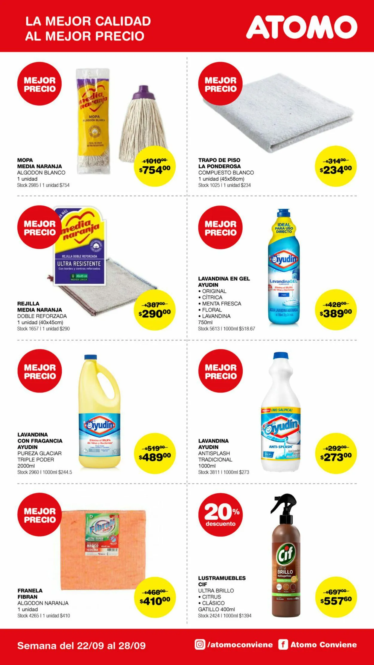 Ofertas de ATOMO Conviene 22 de septiembre al 28 de septiembre 2024 - Página 15 del catálogo