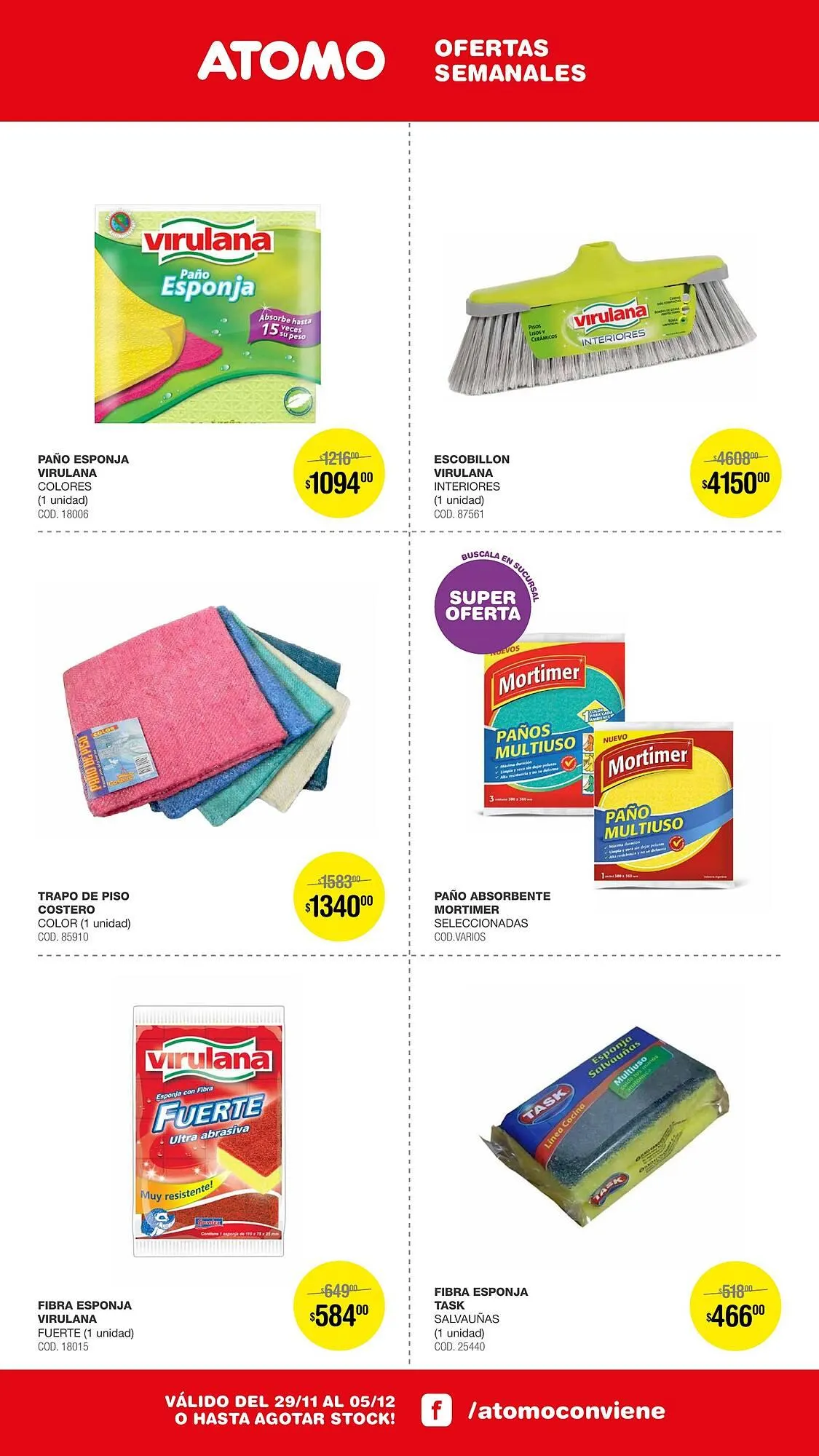 Ofertas de Catálogo Atomo Conviene 29 de noviembre al 5 de diciembre 2024 - Página 4 del catálogo
