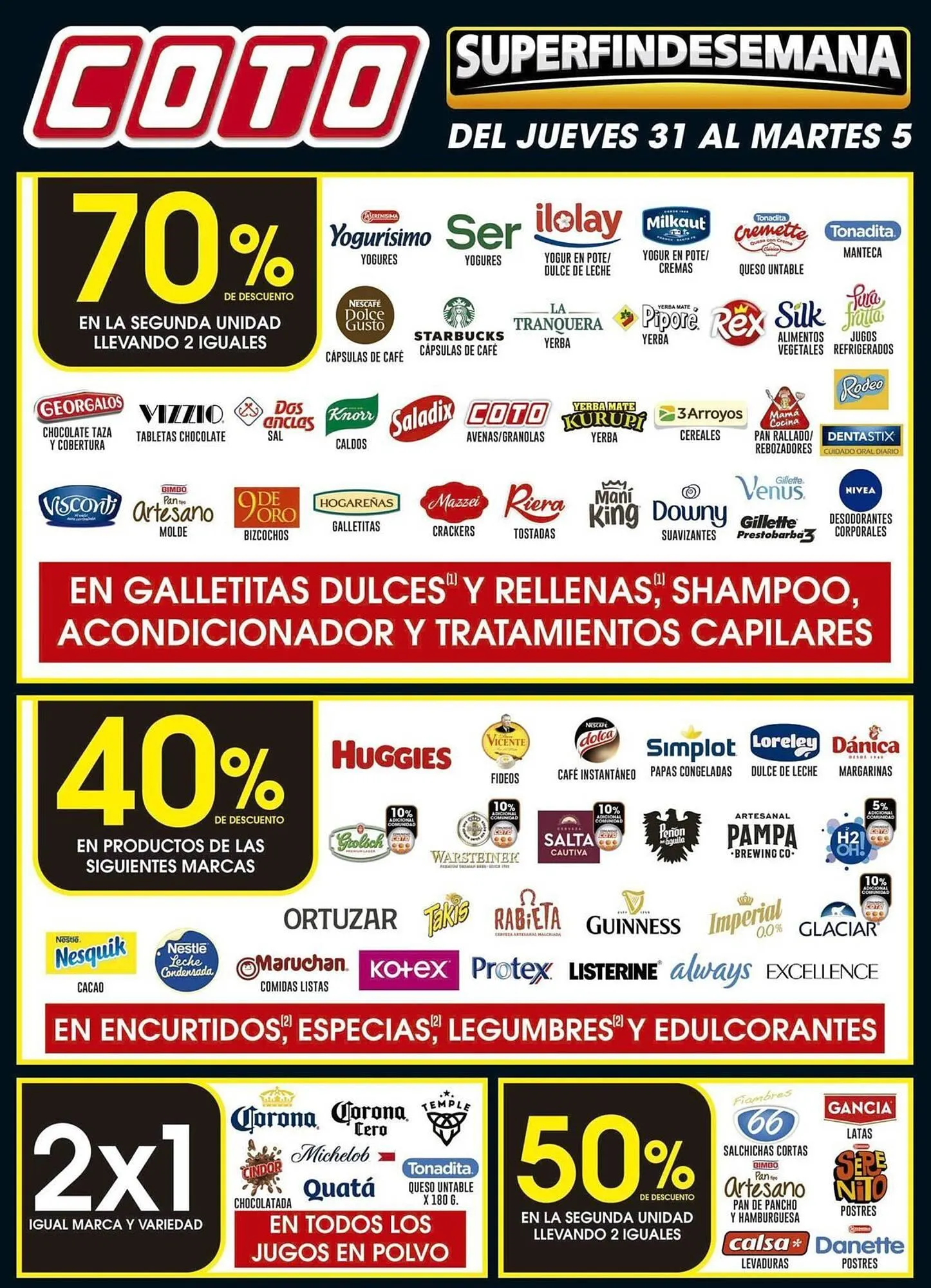 Ofertas de Catálogo Coto 31 de julio al 5 de agosto 2025 - Página 1 del catálogo