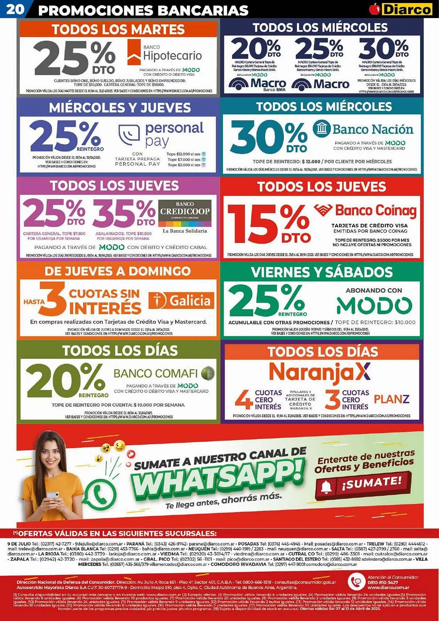 Ofertas de Catálogo Diarco 7 de abril al 13 de abril 2025 - Página 20 del catálogo