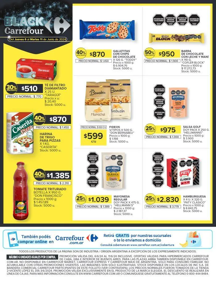 Ofertas de Catálogo Black Carrefour Hiper BS AS 6 de junio al 11 de junio 2024 - Página 19 del catálogo