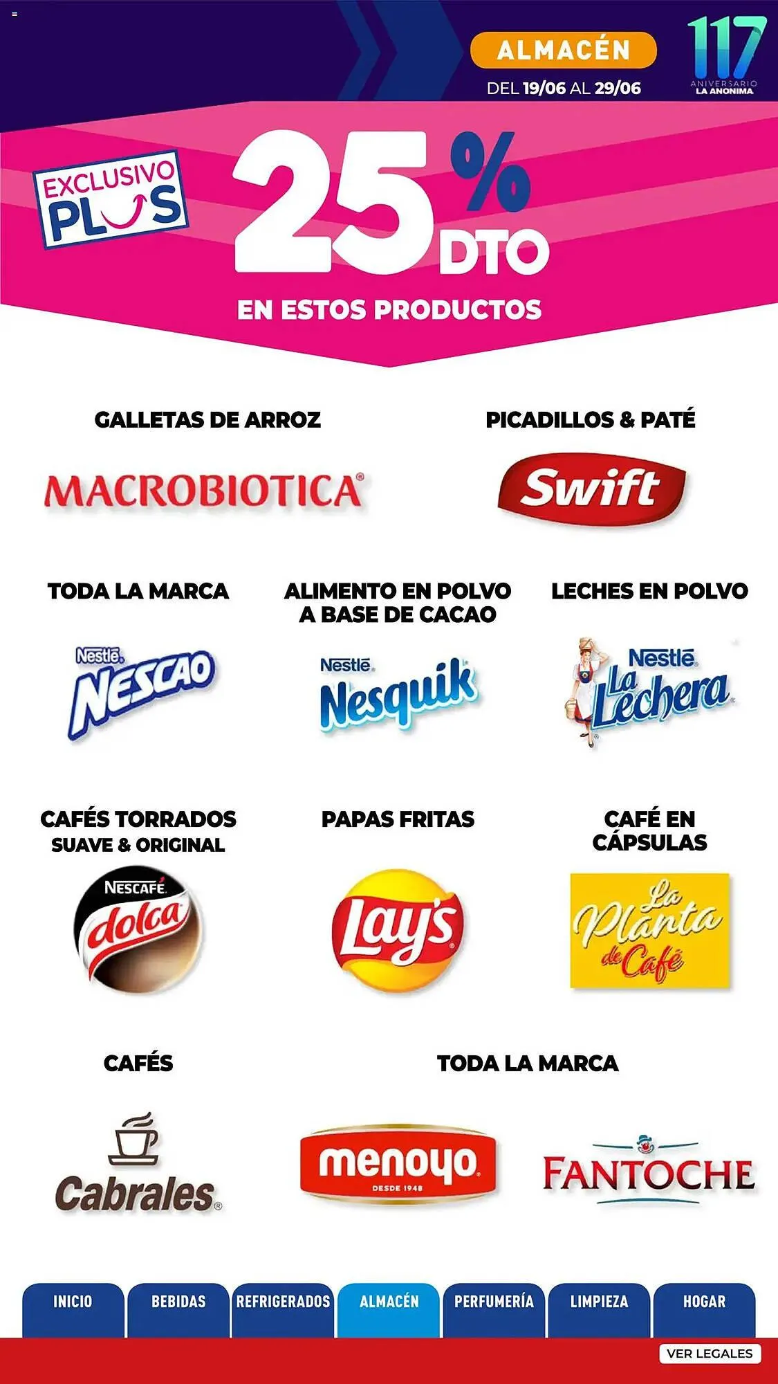 Ofertas de Catálogo La Anonima 19 de junio al 30 de junio 2025 - Página 25 del catálogo