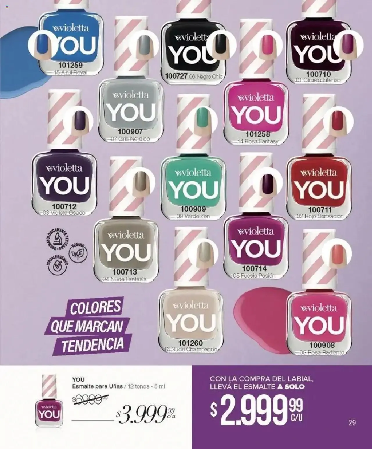 Ofertas de Violetta catálogo 10 3 de julio al 31 de diciembre 2024 - Página 29 del catálogo