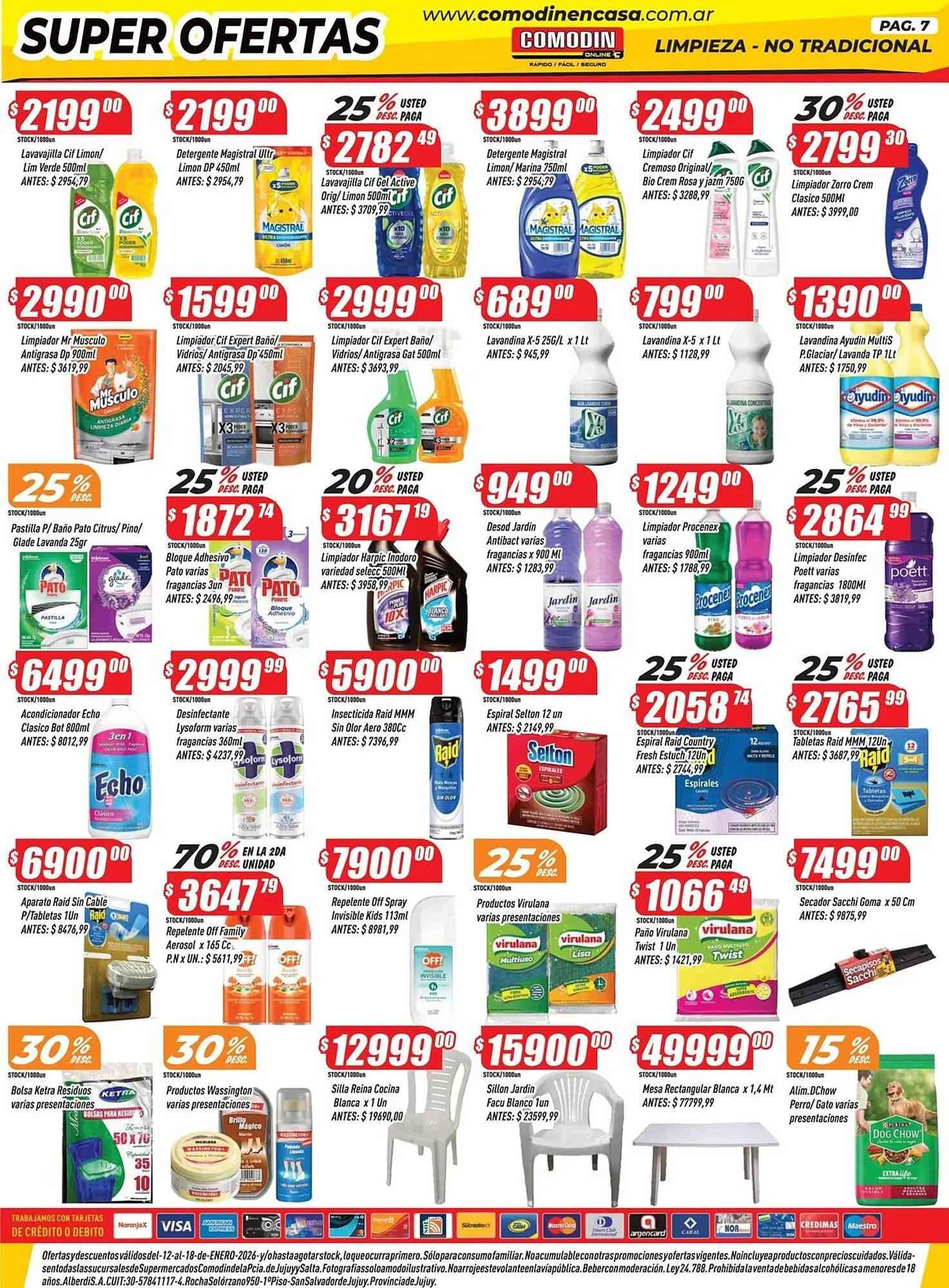 Ofertas de Catálogo Supermercados Comodin 12 de enero al 18 de enero 2026 - Página 7 del catálogo