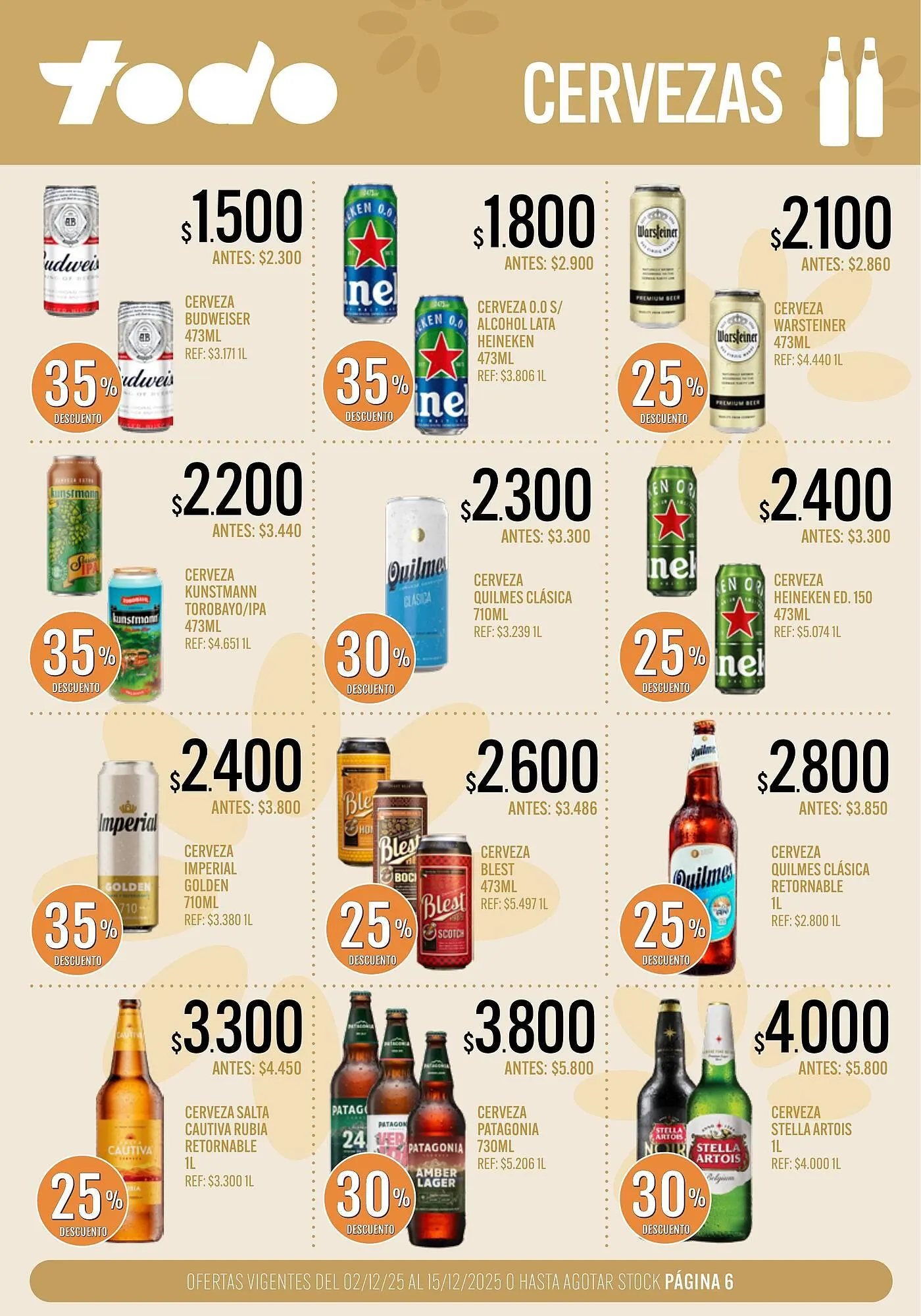 Ofertas de Catálogo Supermercados Todo 2 de diciembre al 15 de diciembre 2025 - Página 6 del catálogo