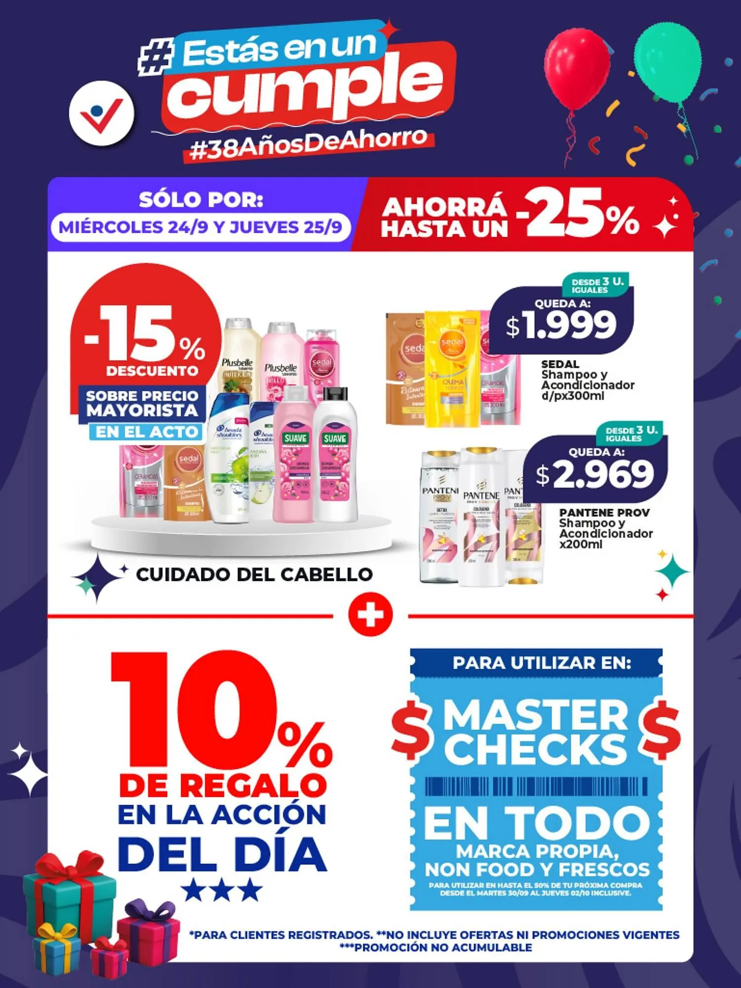 Ofertas de Catálogo Supermayorista Vital 24 de septiembre al 25 de septiembre 2025 - Página 1 del catálogo