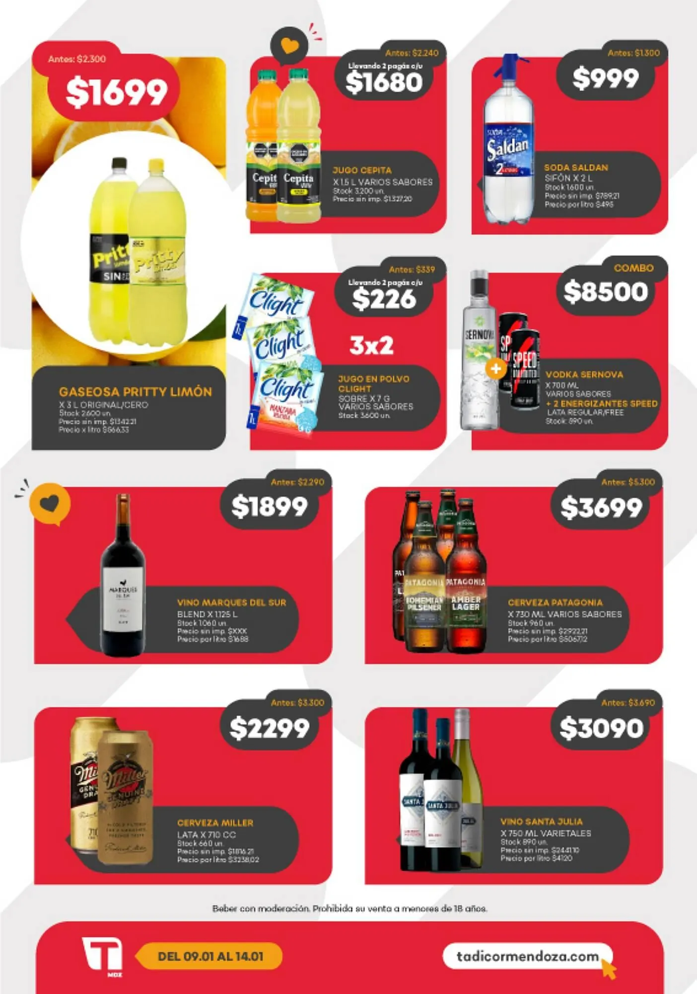 Ofertas de Catálogo Supermercados Tadicor 10 de enero al 14 de enero 2025 - Página 3 del catálogo