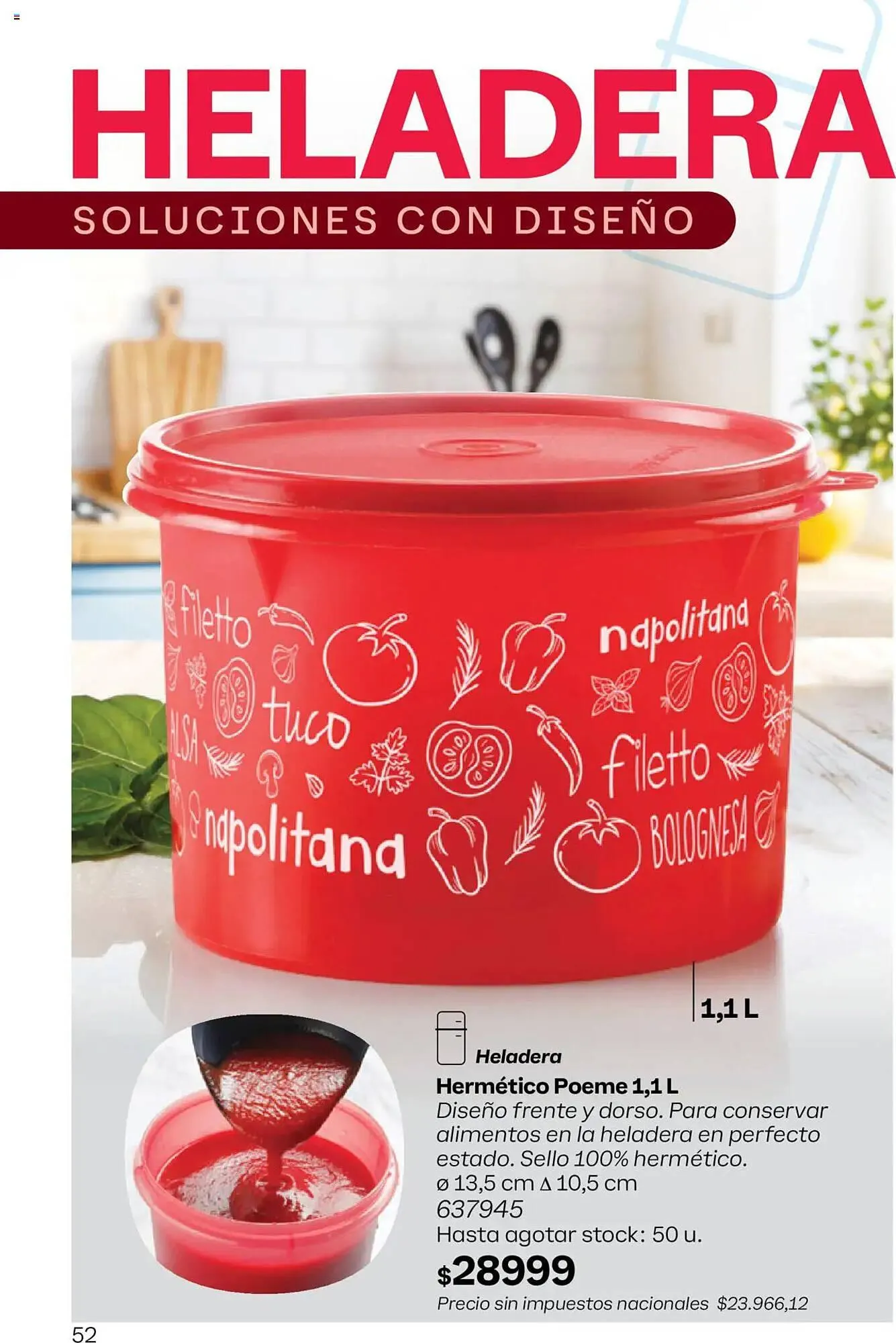 Ofertas de Folleto Tupperware 21 de septiembre al 5 de octubre 2025 - Página 53 del catálogo