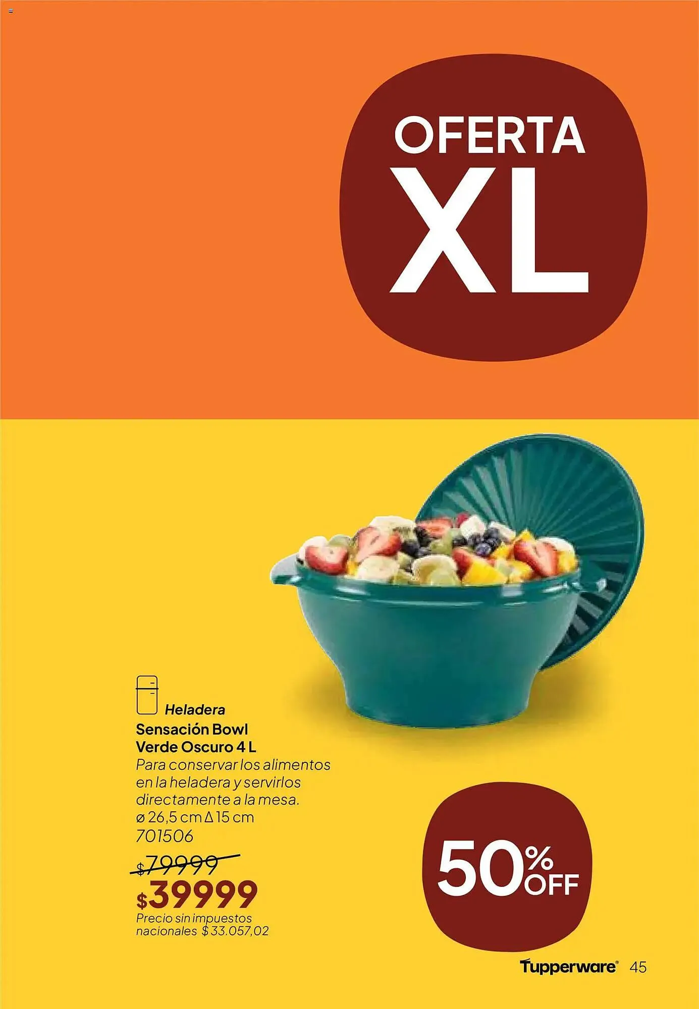Ofertas de Folleto Tupperware 9 de marzo al 31 de marzo 2026 - Página 46 del catálogo