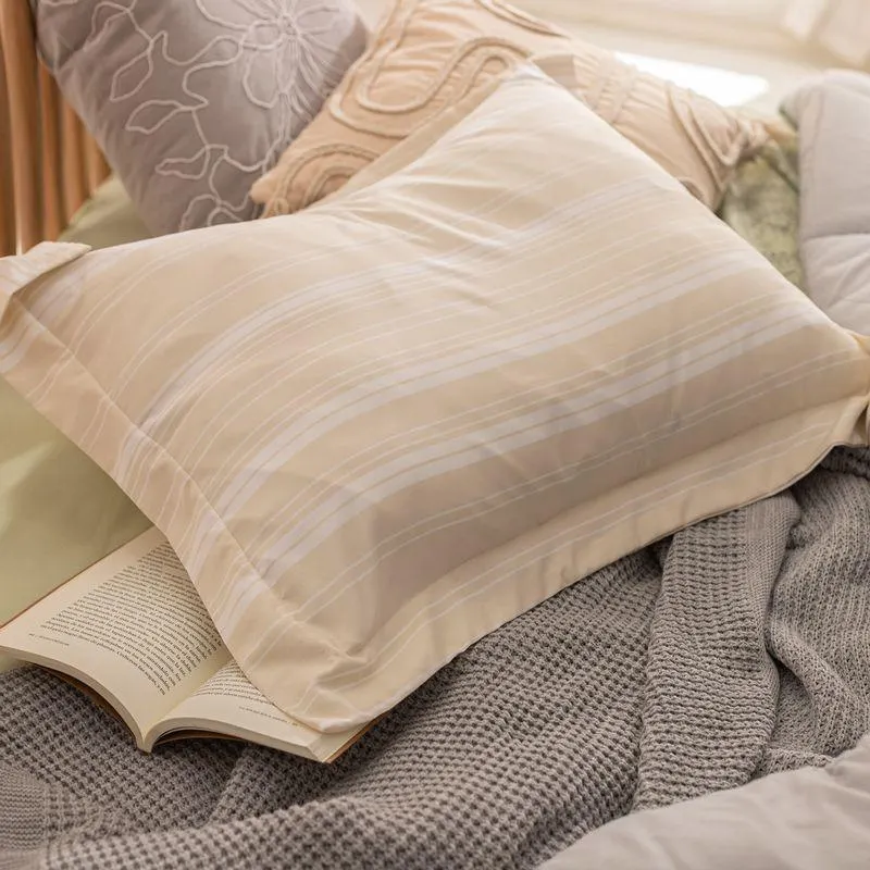 Funda de Almohadón Suave Ramo Rayas