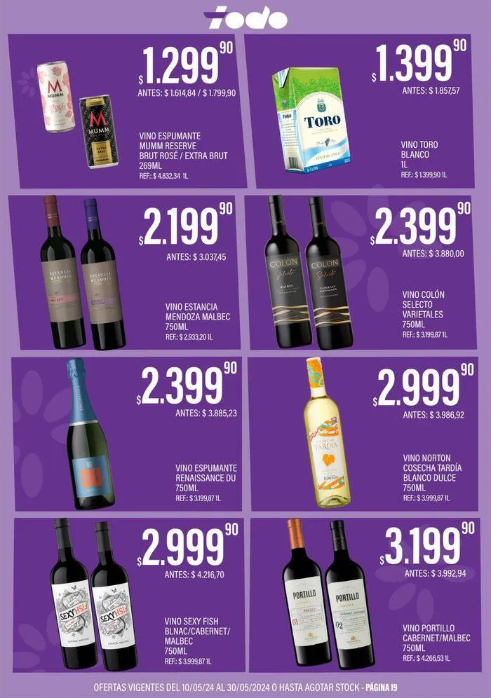 Ofertas de Catálogo Supermercados Todo 10 de mayo al 30 de mayo 2024 - Página 19 del catálogo