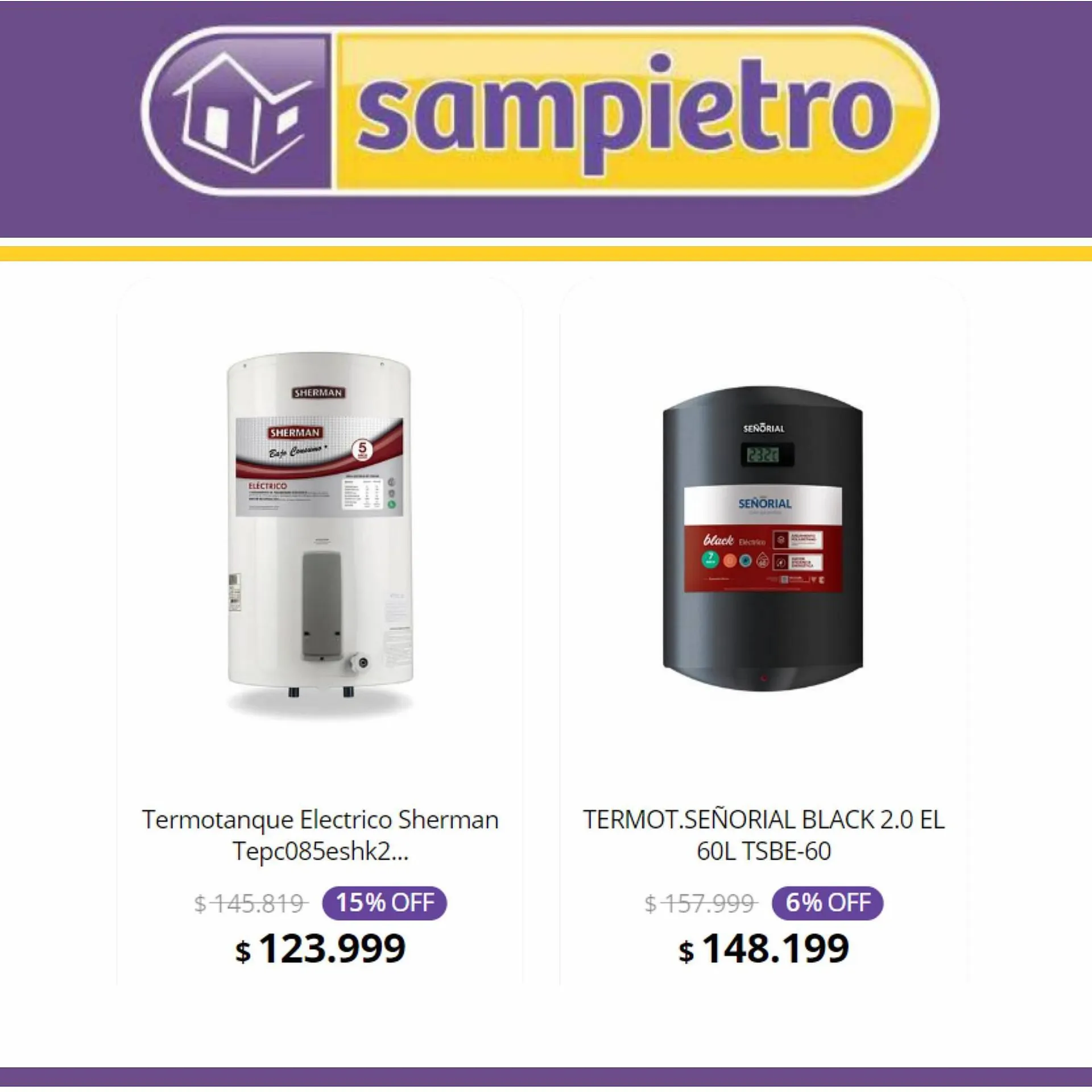 Ofertas de Catálogo Sampietro 29 de agosto al 14 de septiembre 2023 - Página 9 del catálogo
