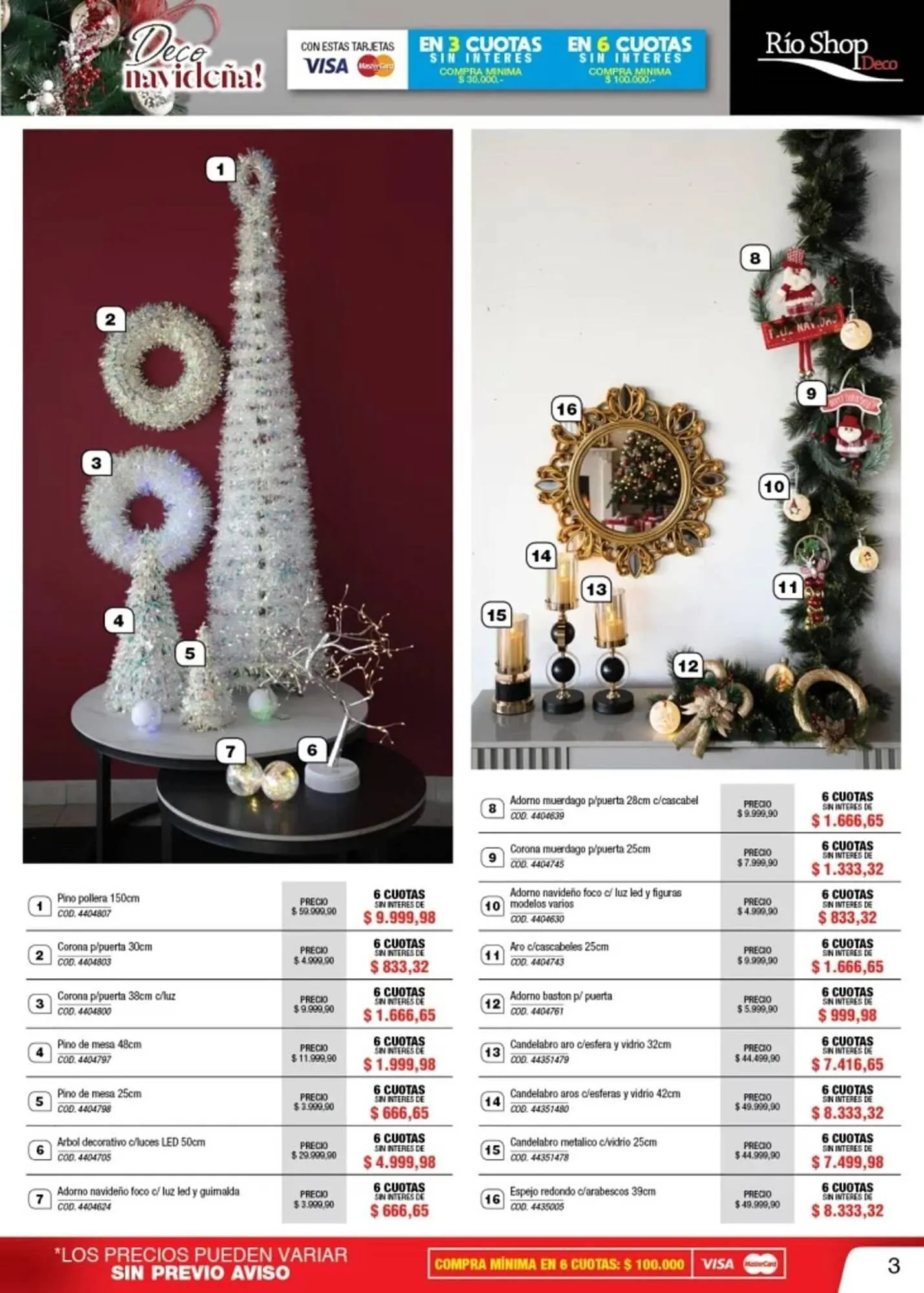 Ofertas de Catálogo Rio Shop Deco 1 de diciembre al 31 de diciembre 2025 - Página 3 del catálogo