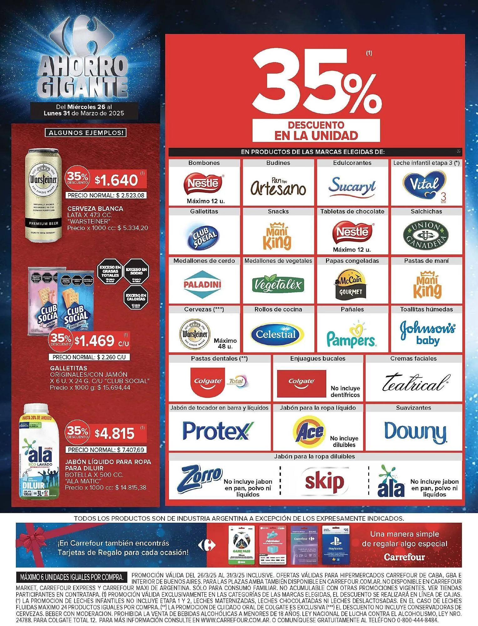 Ofertas de Catálogo Carrefour 26 de marzo al 31 de marzo 2025 - Página 6 del catálogo