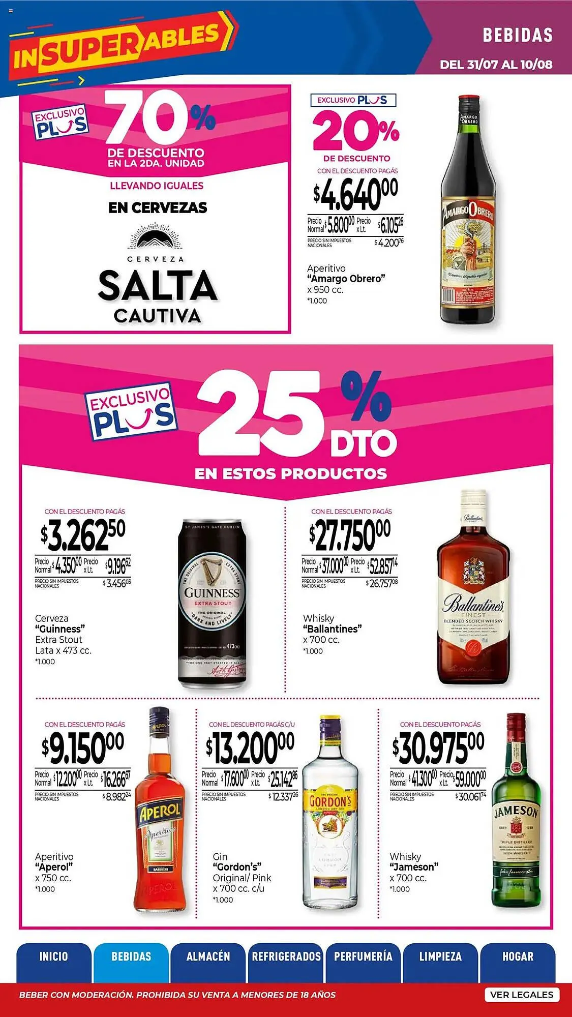 Ofertas de Catálogo La Anonima 31 de julio al 11 de agosto 2025 - Página 7 del catálogo