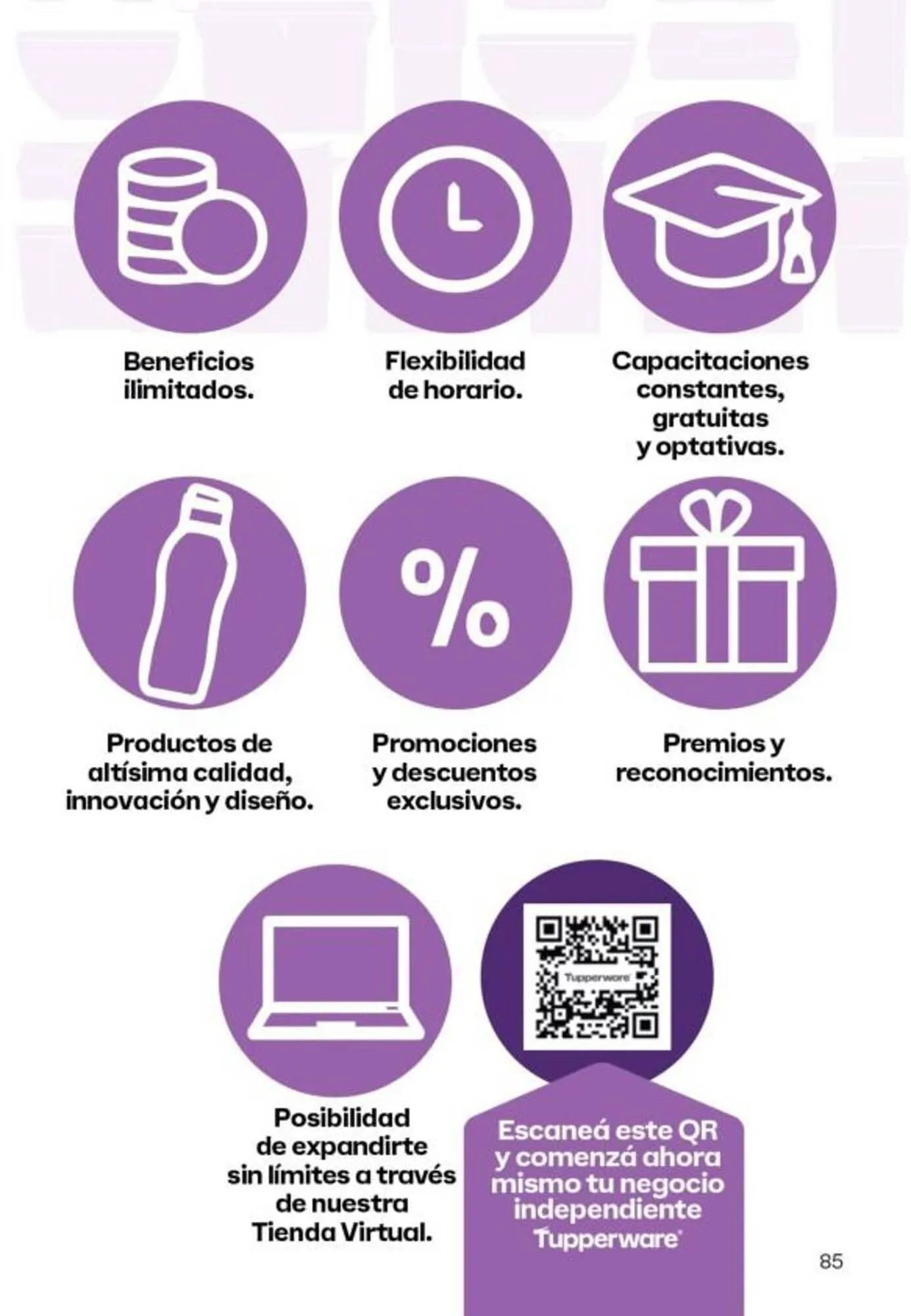 Ofertas de Folleto Tupperware 1 de octubre al 31 de octubre 2025 - Página 86 del catálogo