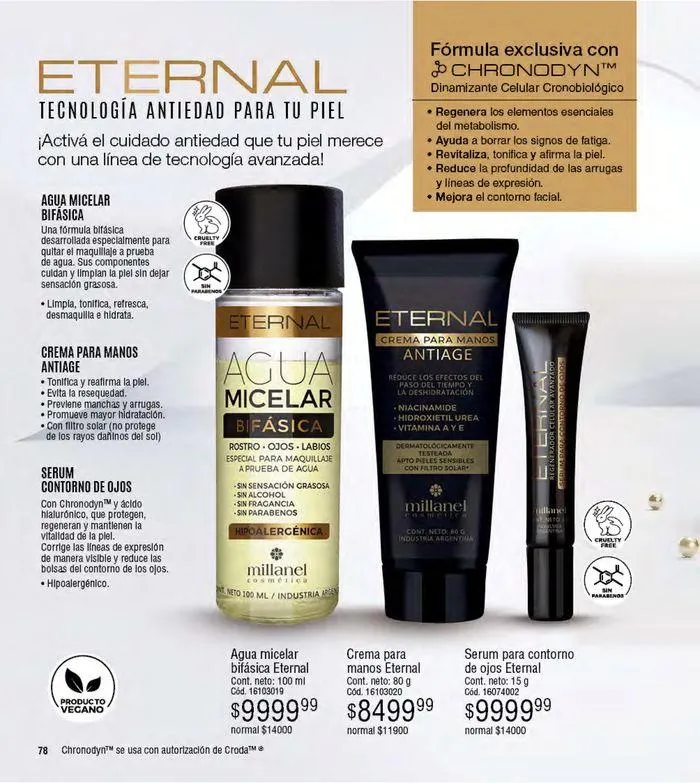 Ofertas de Catálogo Cosmeticos Millanel C8/24 5 de julio al 28 de julio 2024 - Página 78 del catálogo