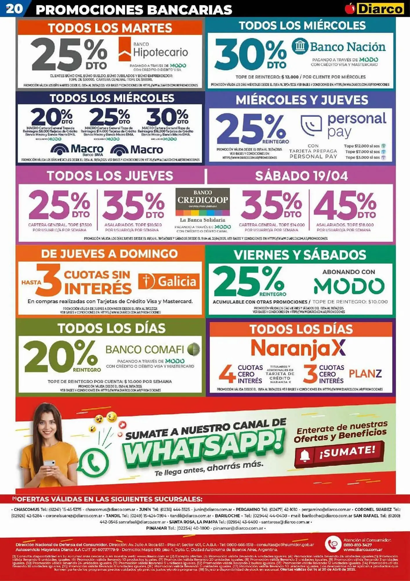 Ofertas de Catálogo Diarco 14 de abril al 20 de abril 2025 - Página 40 del catálogo