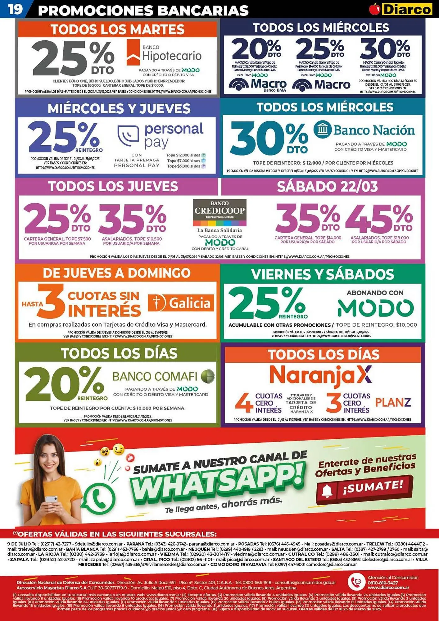 Ofertas de Catálogo Diarco 17 de marzo al 23 de marzo 2025 - Página 19 del catálogo