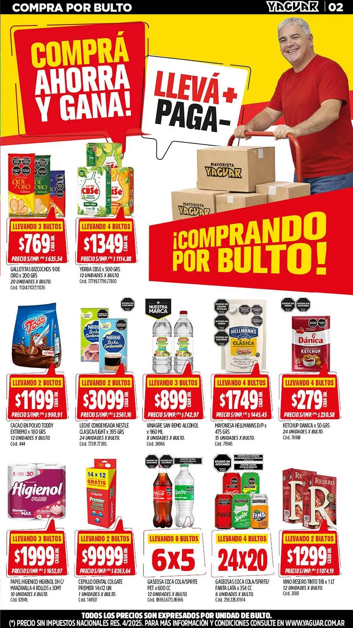 Ofertas de Catálogo Supermercados Yaguar 16 de marzo al 30 de marzo 2026 - Página 2 del catálogo