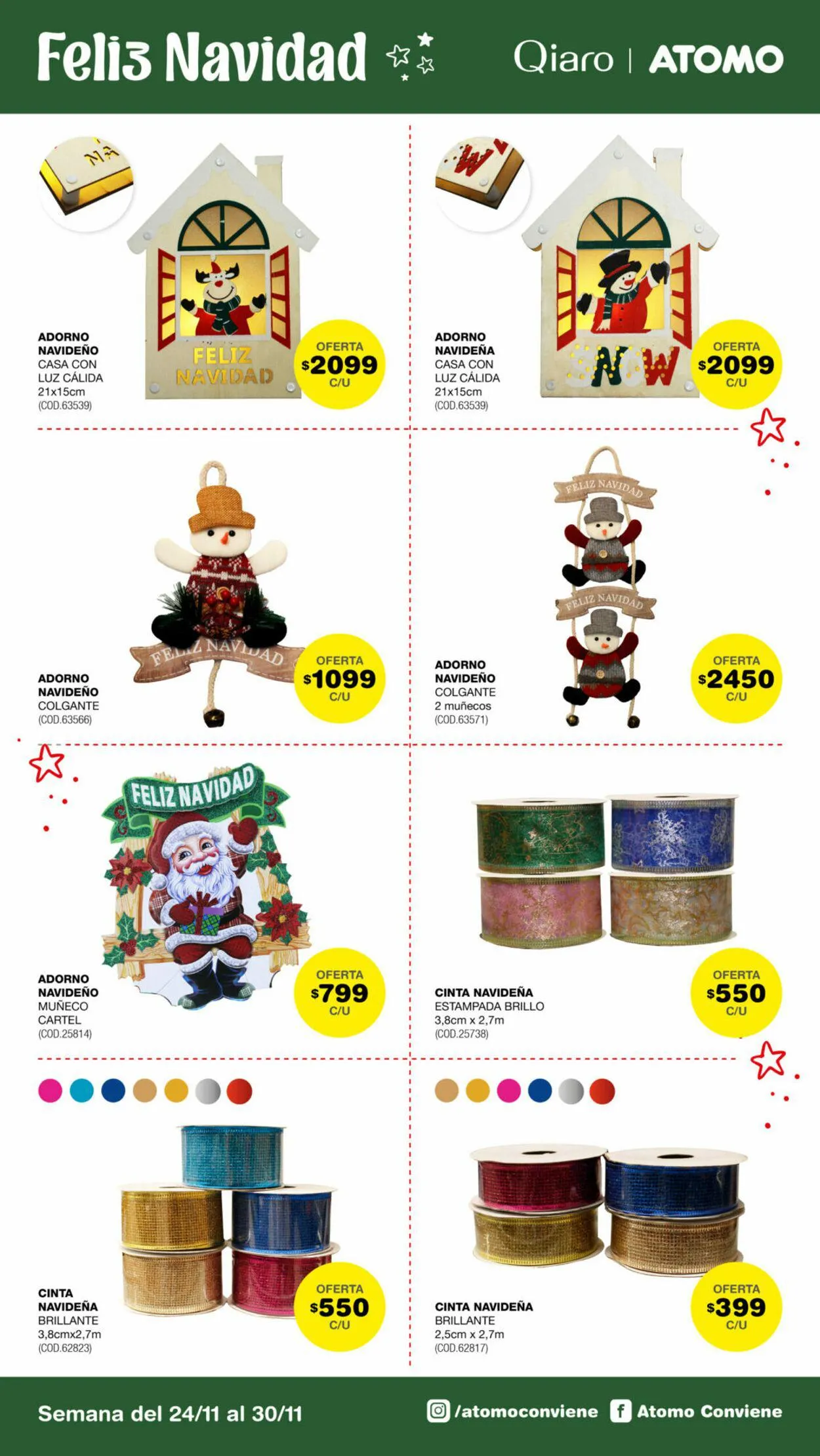 Ofertas de ATOMO Conviene 24 de noviembre al 30 de noviembre 2024 - Página 26 del catálogo