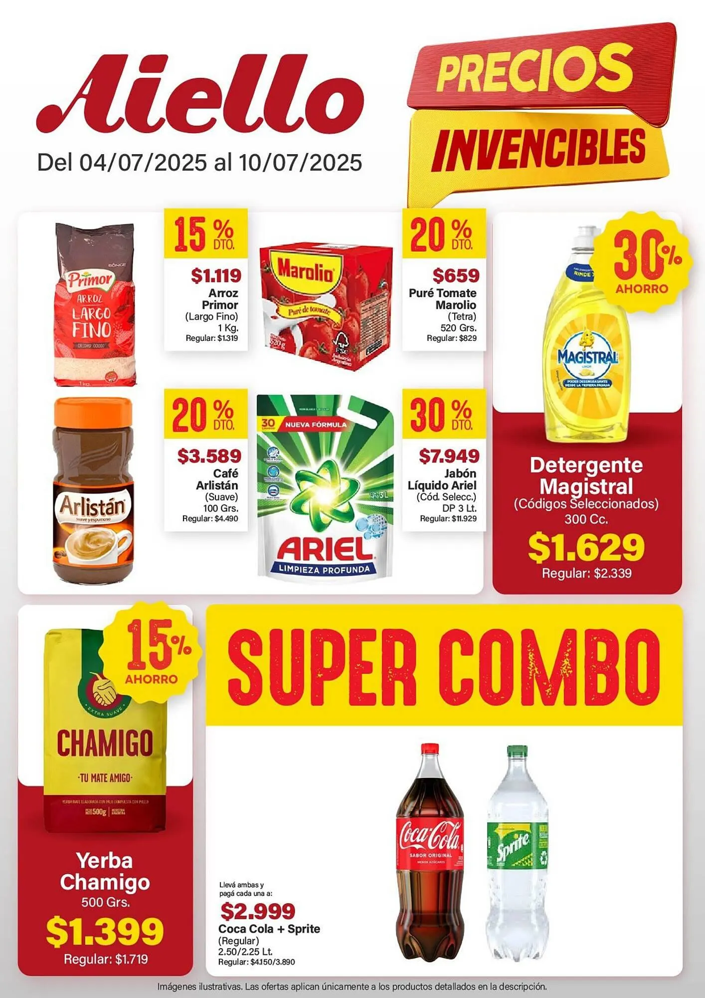Ofertas de Catálogo Supermercados Aiello 4 de julio al 10 de julio 2025 - Página 1 del catálogo
