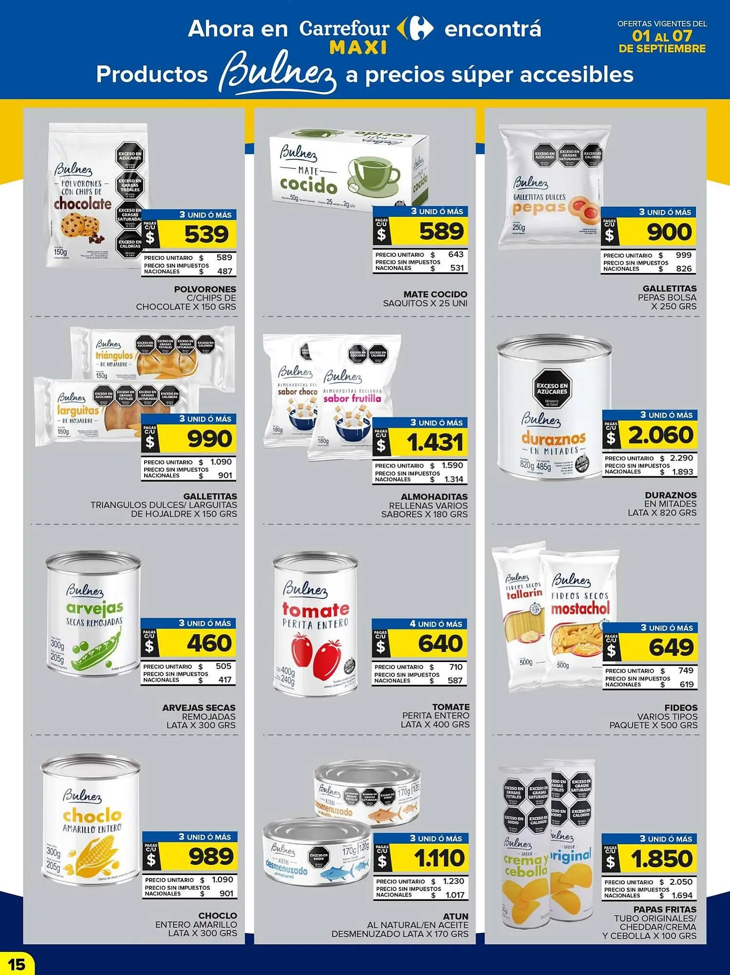 Ofertas de Catálogo Carrefour Maxi 1 de septiembre al 7 de septiembre 2025 - Página 15 del catálogo