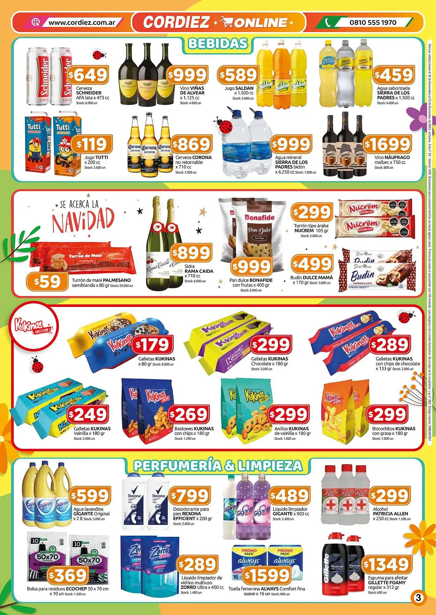 Ofertas de Catálogo Cordiez 16 de noviembre al 22 de noviembre 2023 - Página 3 del catálogo