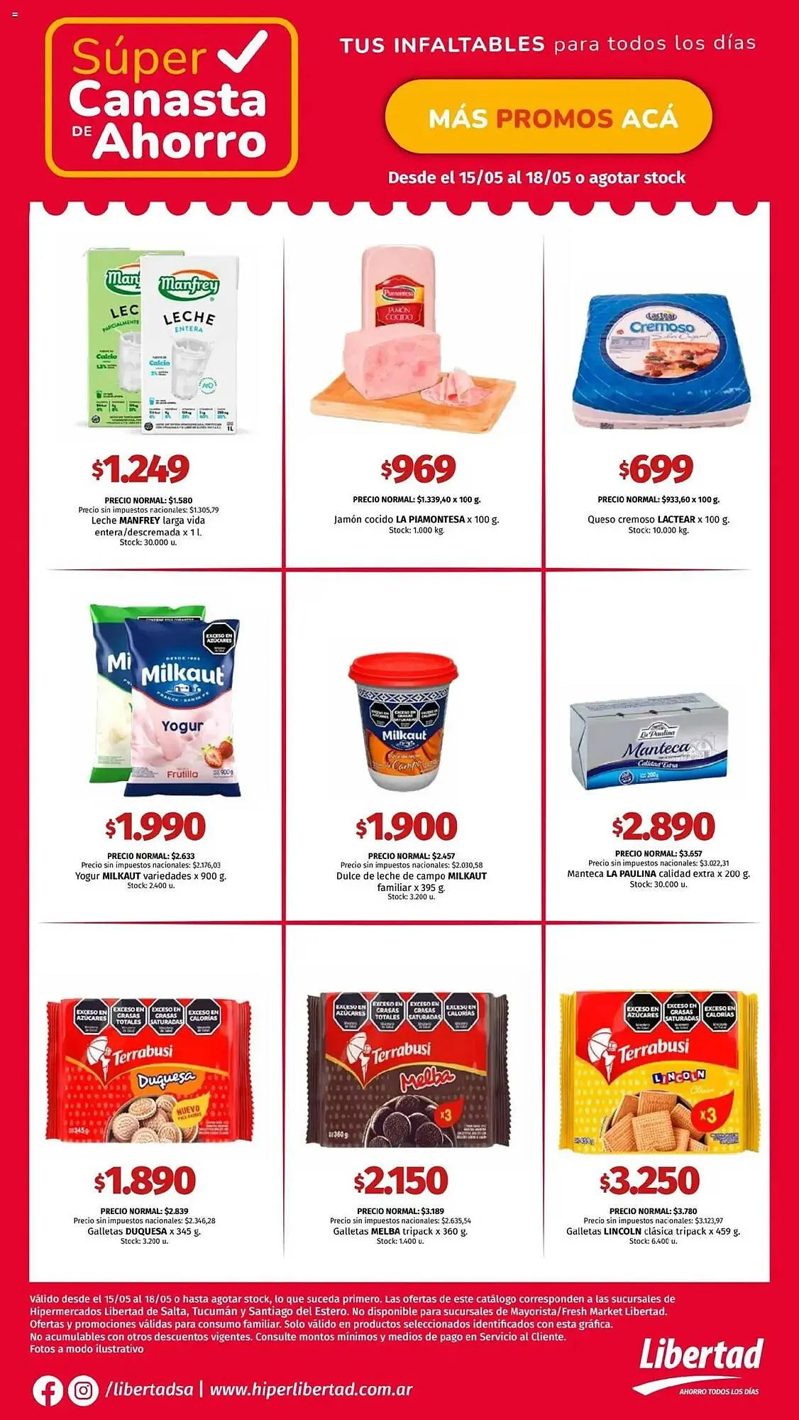 Ofertas de Catálogo Hipermercado Libertad 15 de mayo al 18 de mayo 2025 - Página 3 del catálogo