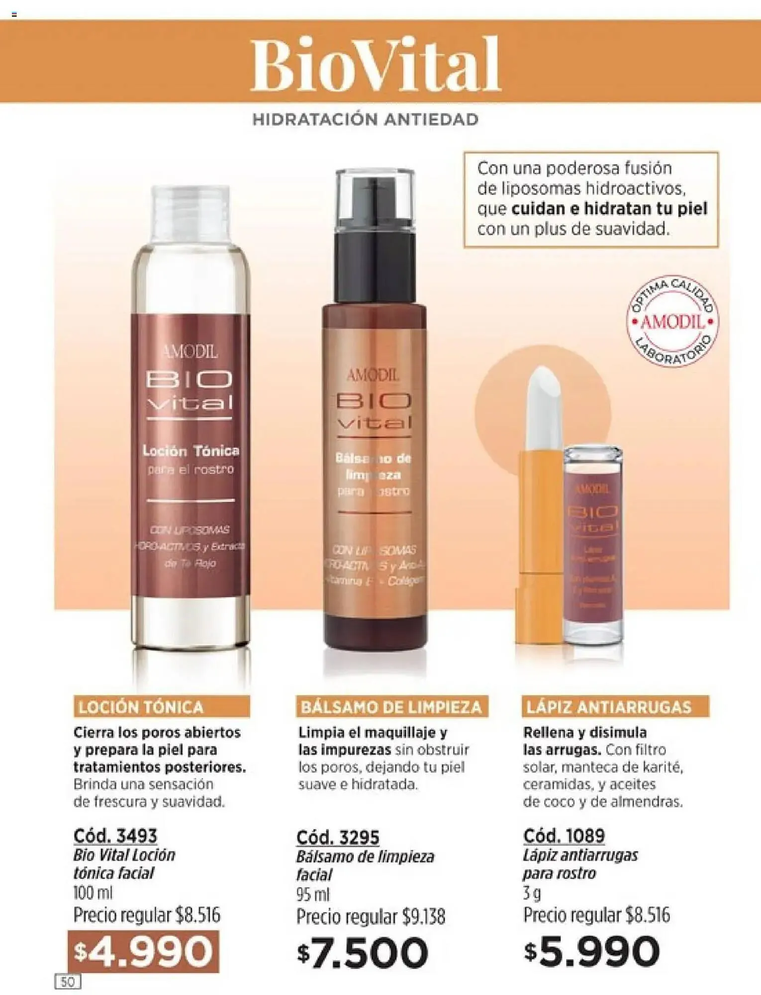 Ofertas de Catálogo Amodil 14 de octubre al 1 de diciembre 2025 - Página 50 del catálogo