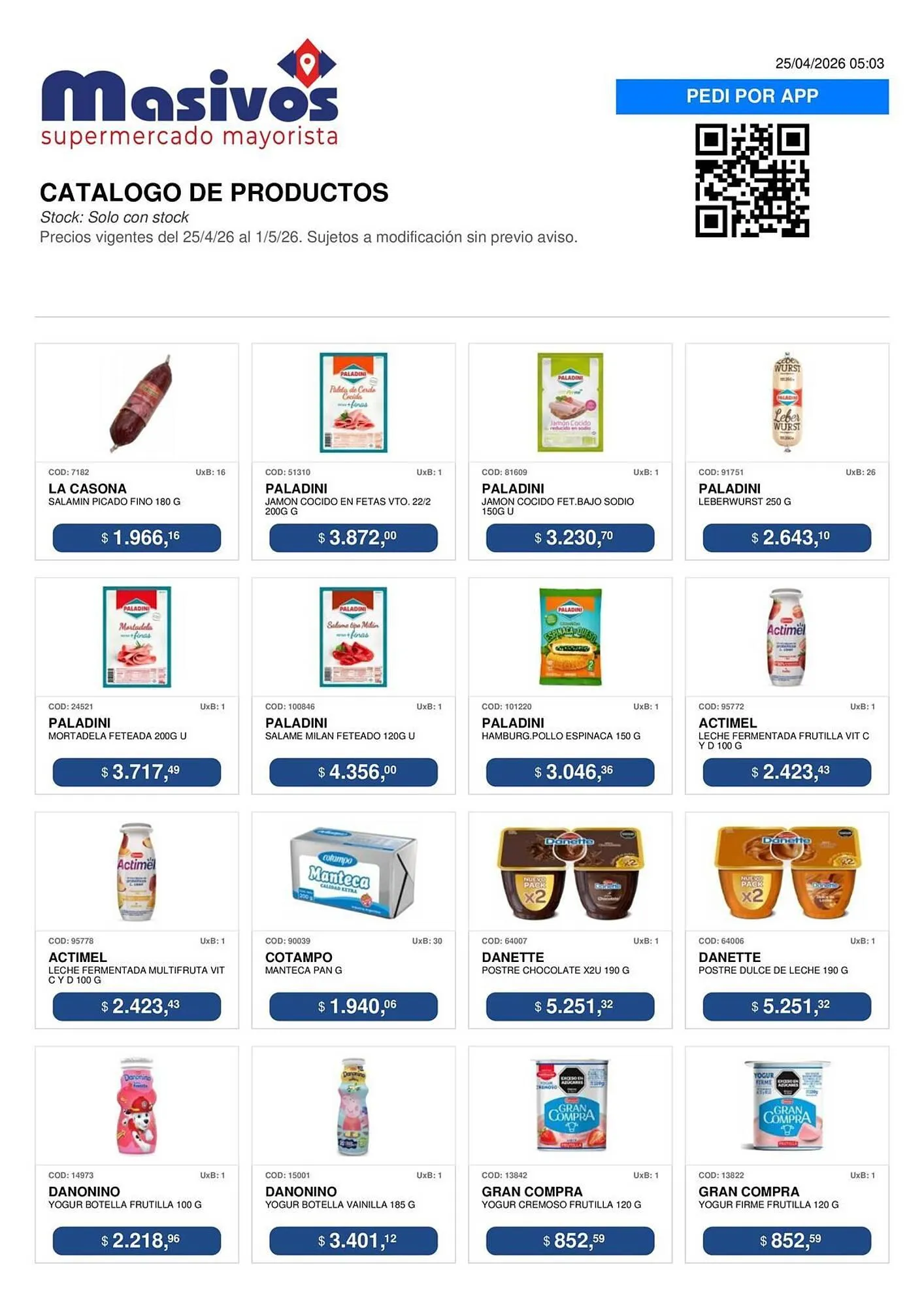 Ofertas de Catálogo Masivos 25 de abril al 1 de mayo 2026 - Página 135 del catálogo