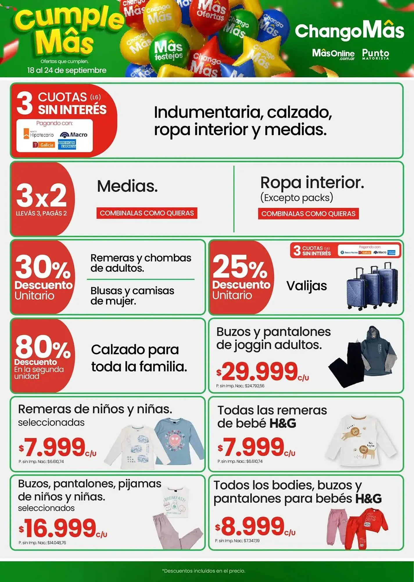 Ofertas de Catálogo Changomas 18 de septiembre al 24 de septiembre 2025 - Página 12 del catálogo