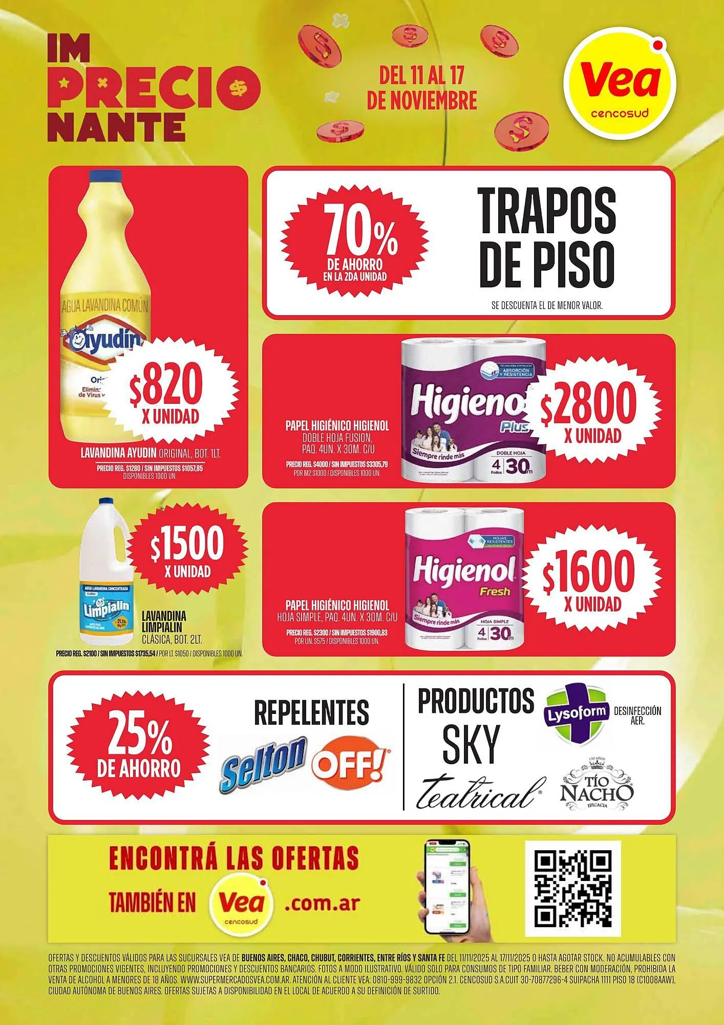 Ofertas de Catálogo Supermercados Vea 11 de noviembre al 17 de noviembre 2025 - Página 8 del catálogo