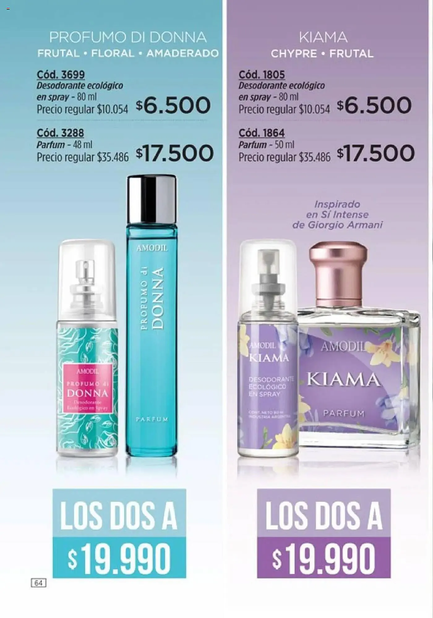 Ofertas de Catálogo Amodil 26 de junio al 21 de julio 2025 - Página 64 del catálogo