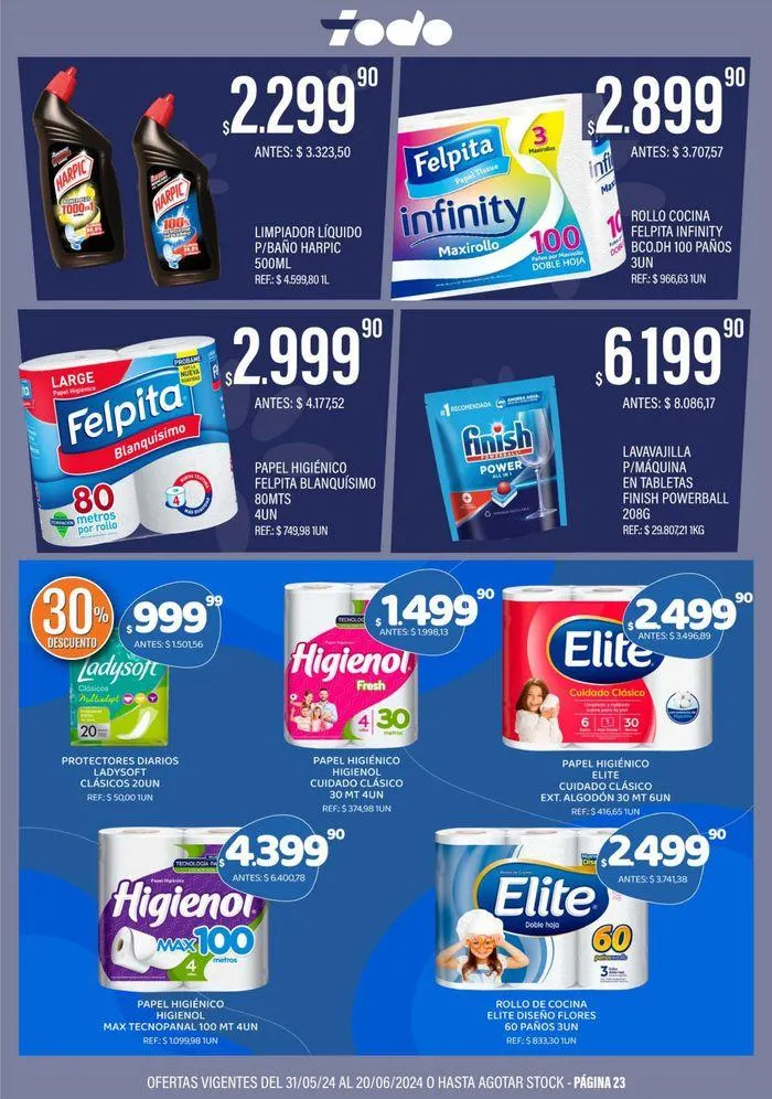 Ofertas de Catálogo Supermercados Todo 31 de mayo al 20 de junio 2024 - Página 23 del catálogo