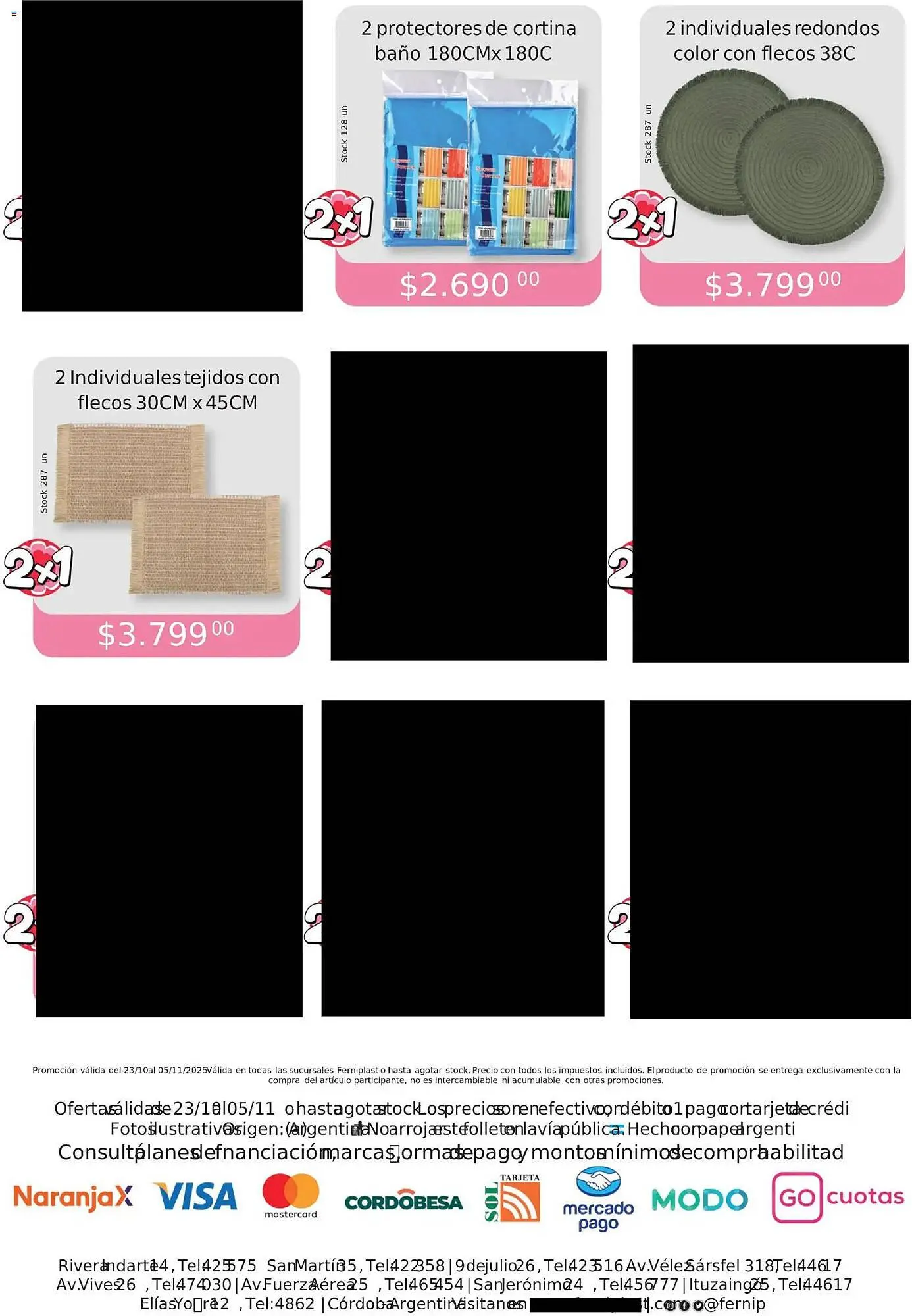 Ofertas de Catálogo Ferniplast 23 de octubre al 6 de noviembre 2025 - Página 4 del catálogo