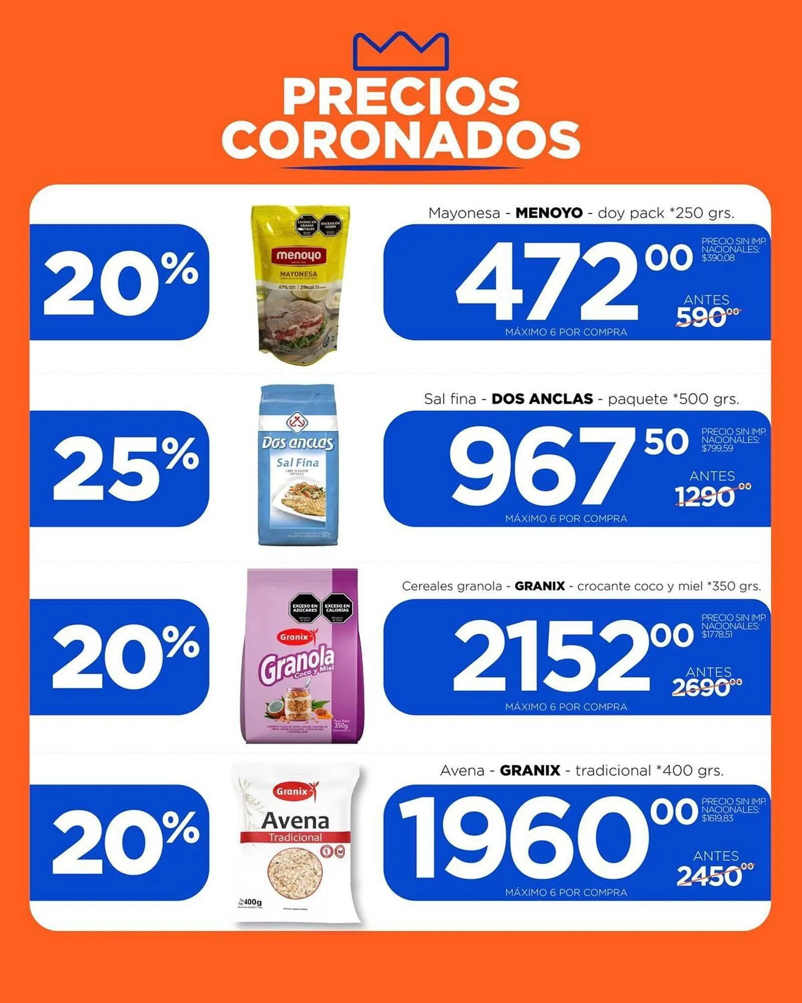 Ofertas de Catálogo Supermercados Monarca 9 de abril al 30 de abril 2025 - Página 6 del catálogo