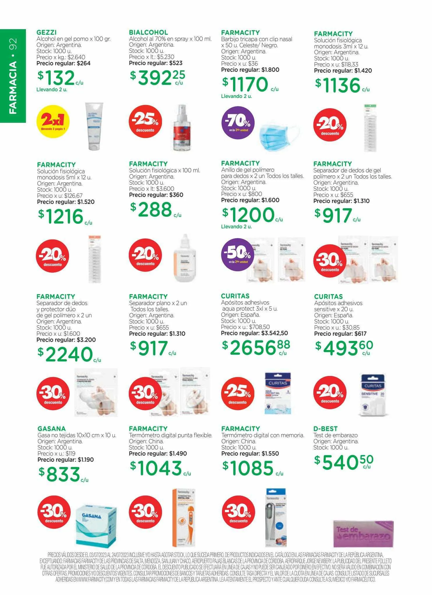 Ofertas de Catálogo Farmacity 7 de julio al 25 de julio 2023 - Página 91 del catálogo
