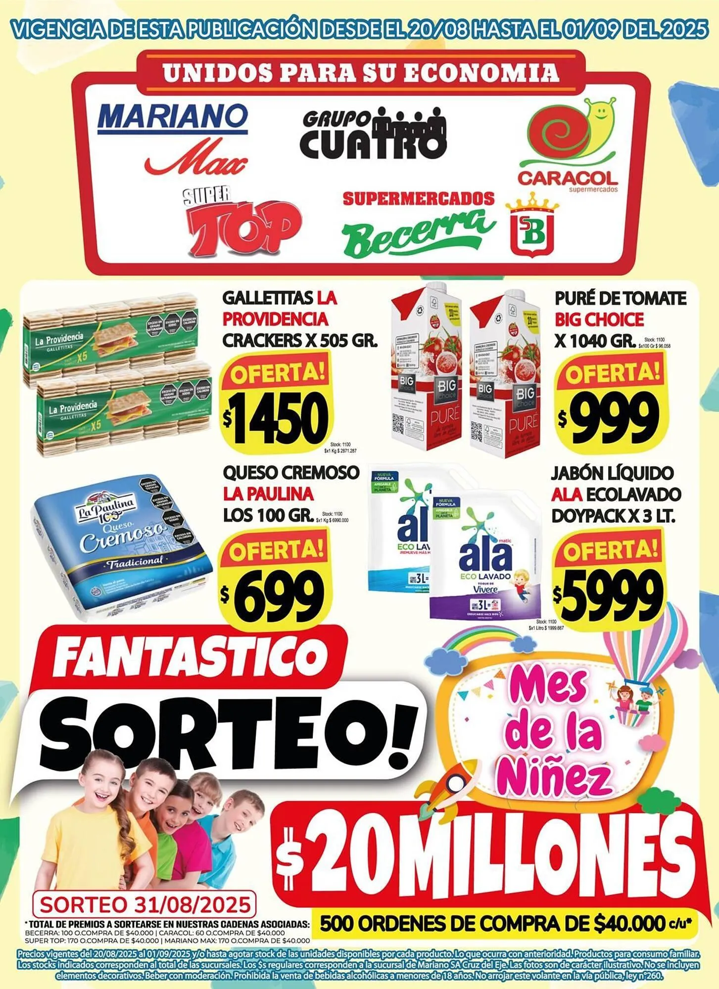 Ofertas de Catálogo Supermercados Mariano Max 20 de agosto al 6 de septiembre 2025 - Página 1 del catálogo