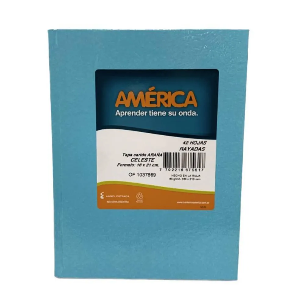 CD ARA�AT/C X 42 HS RAY CELESTE AMERICA